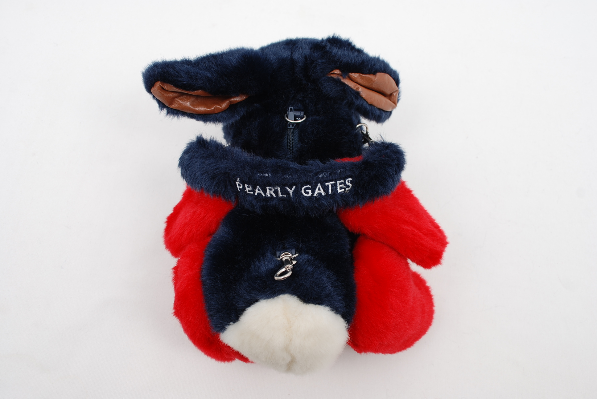 パーリーゲイツ Pearly Gates ラビットポーチ ぬいぐるみ うさぎ ボア ネイビー Used ココゴルフ