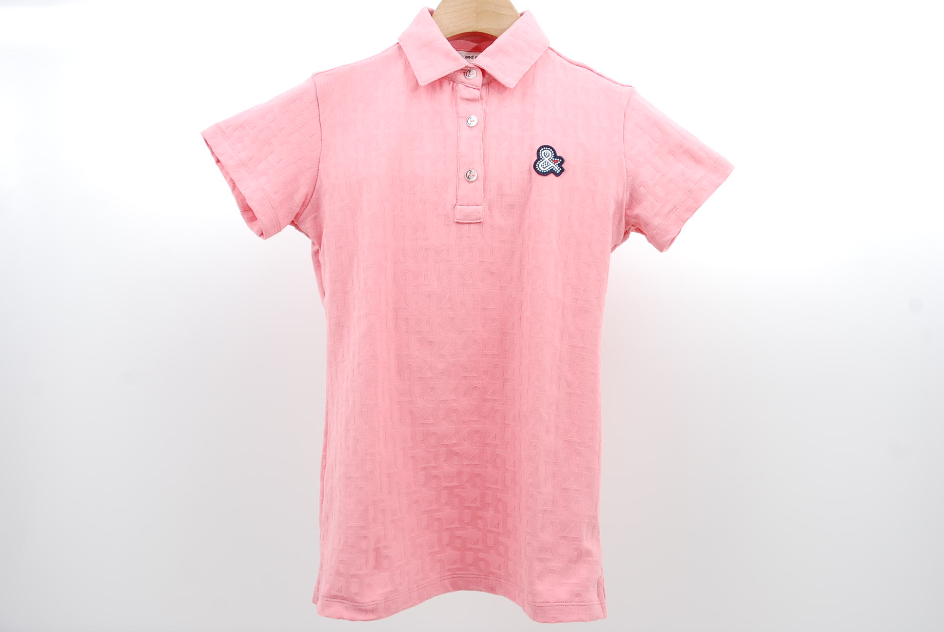 キスマーク　ゴルフ　ポロシャツ　ピンク　ゴルフウェア　ウェア　夏　カラフル