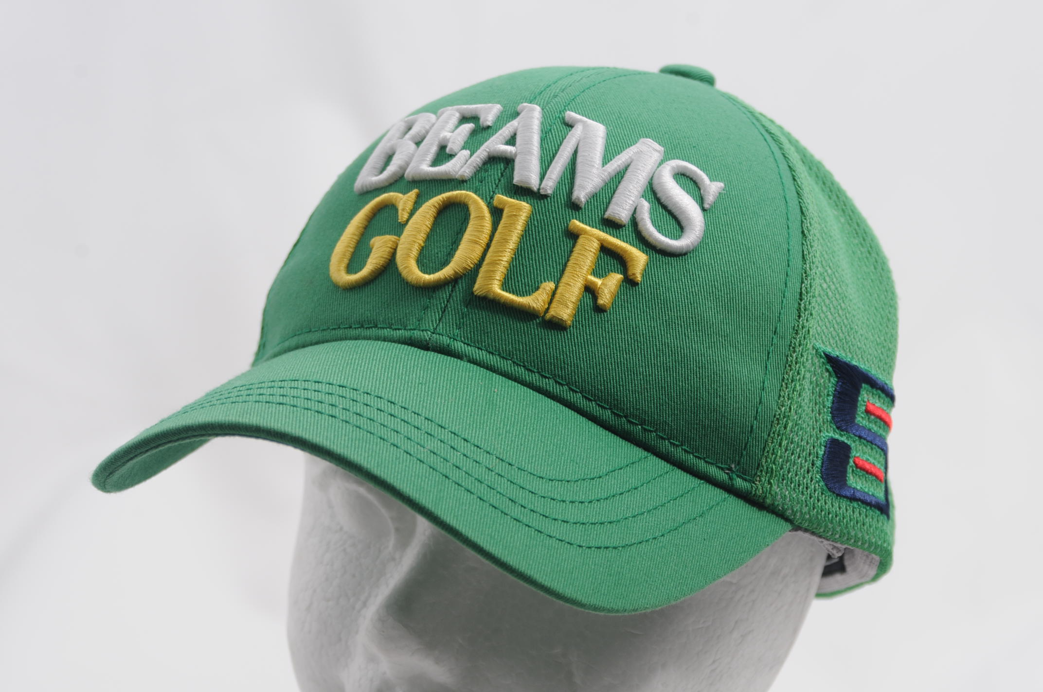 美品 ビームス ゴルフ　BEAMS GOLF グリーン帽子 カジュアル　キャップ