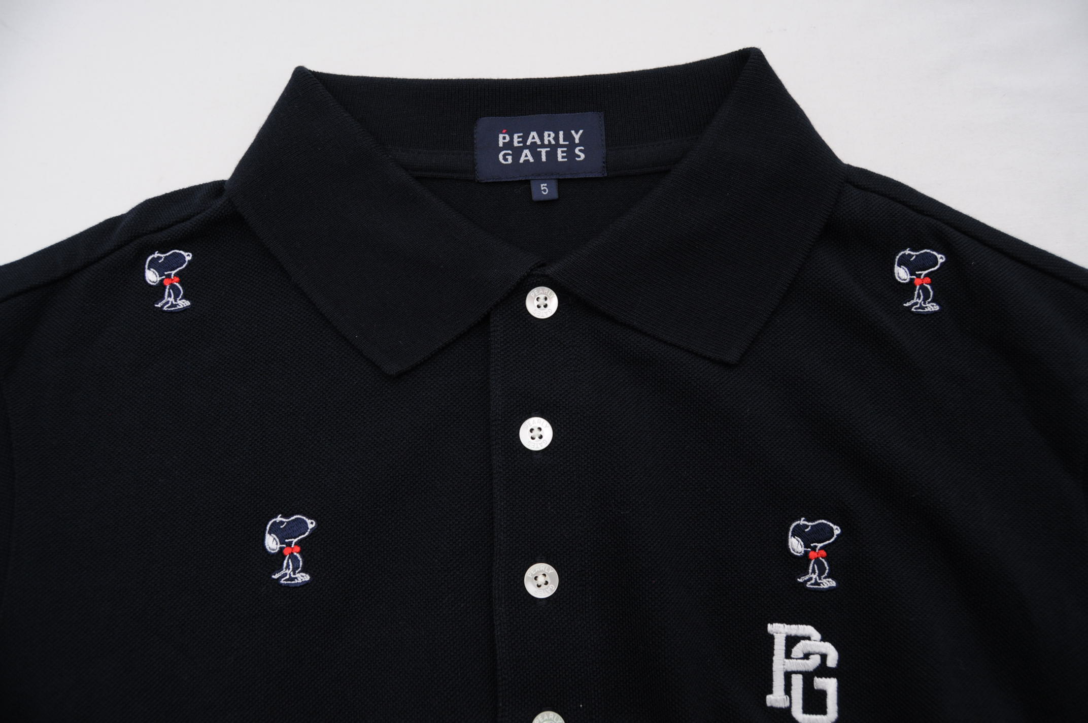 PEARLY GATES≫スヌーピーコラボポロシャツ≫パーリーゲイツ PEARLY