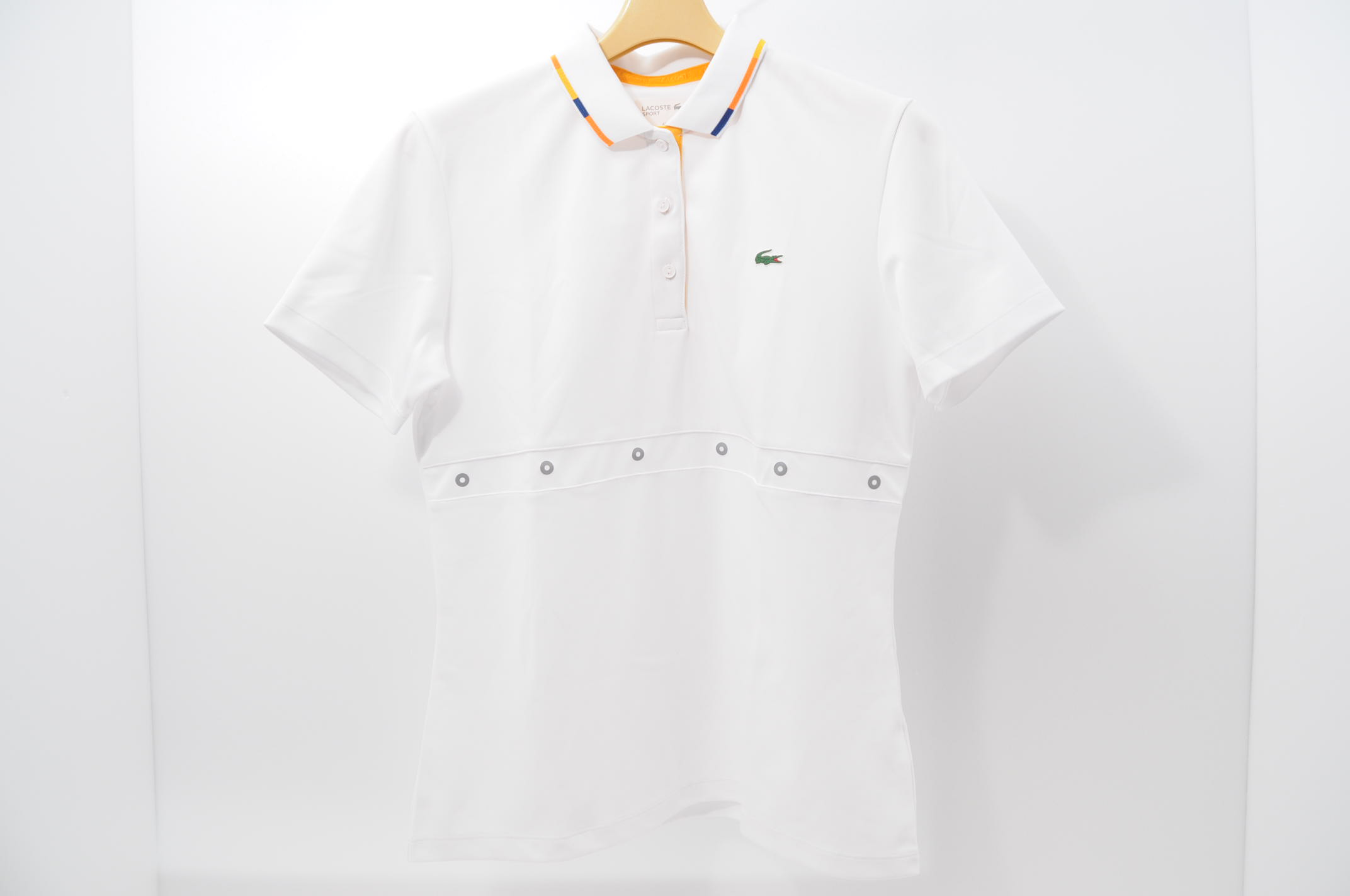 ラコステ LACOSTE ポロシャツ 半袖 ブラック 40 ゴルフに スポーツに