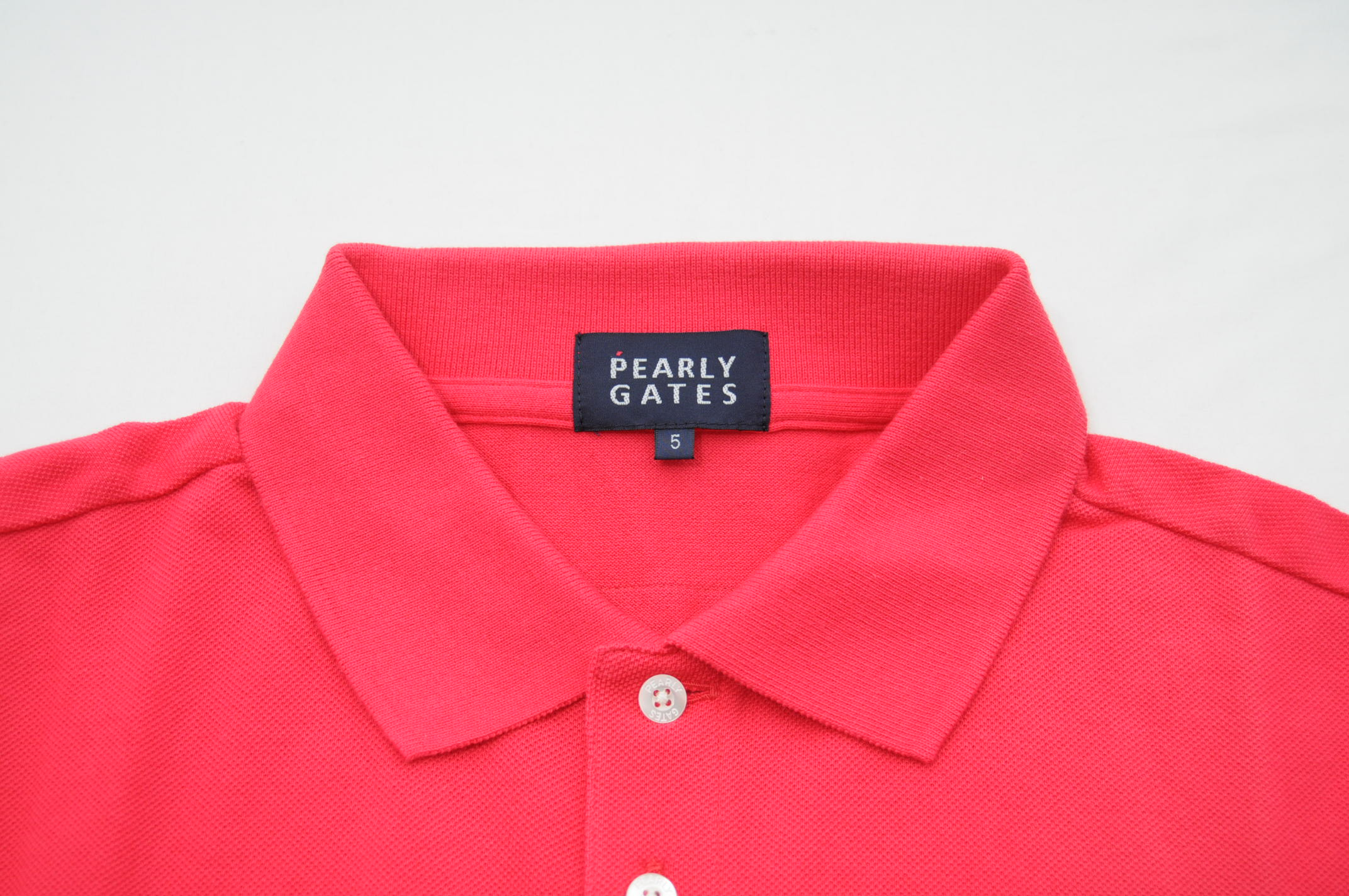 パーリーゲイツ×スヌーピー 鹿の子ポロシャツ レッド サイズ0 【公式通販】