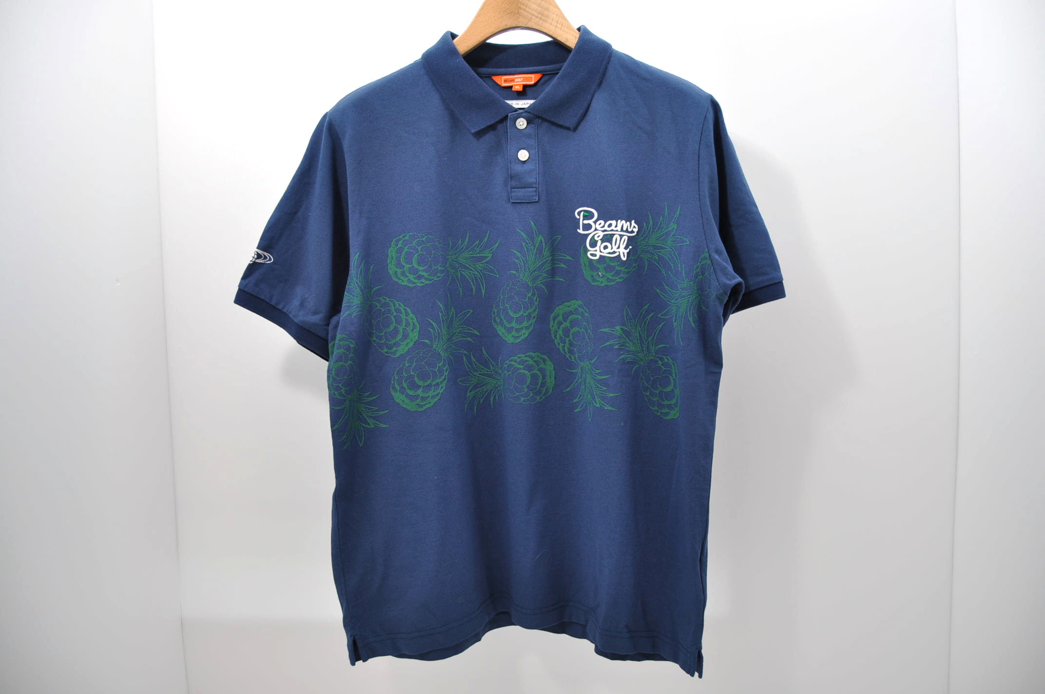 BEAMS GOLF ビームスゴルフ ポロシャツ メンズ レッド ネイビー XL-