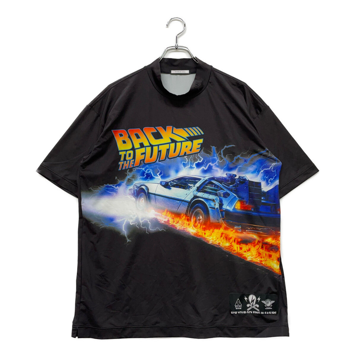 中古 メンズ マークアンドロナ MARK&LONA 半袖シャツ 48(L) 黒 