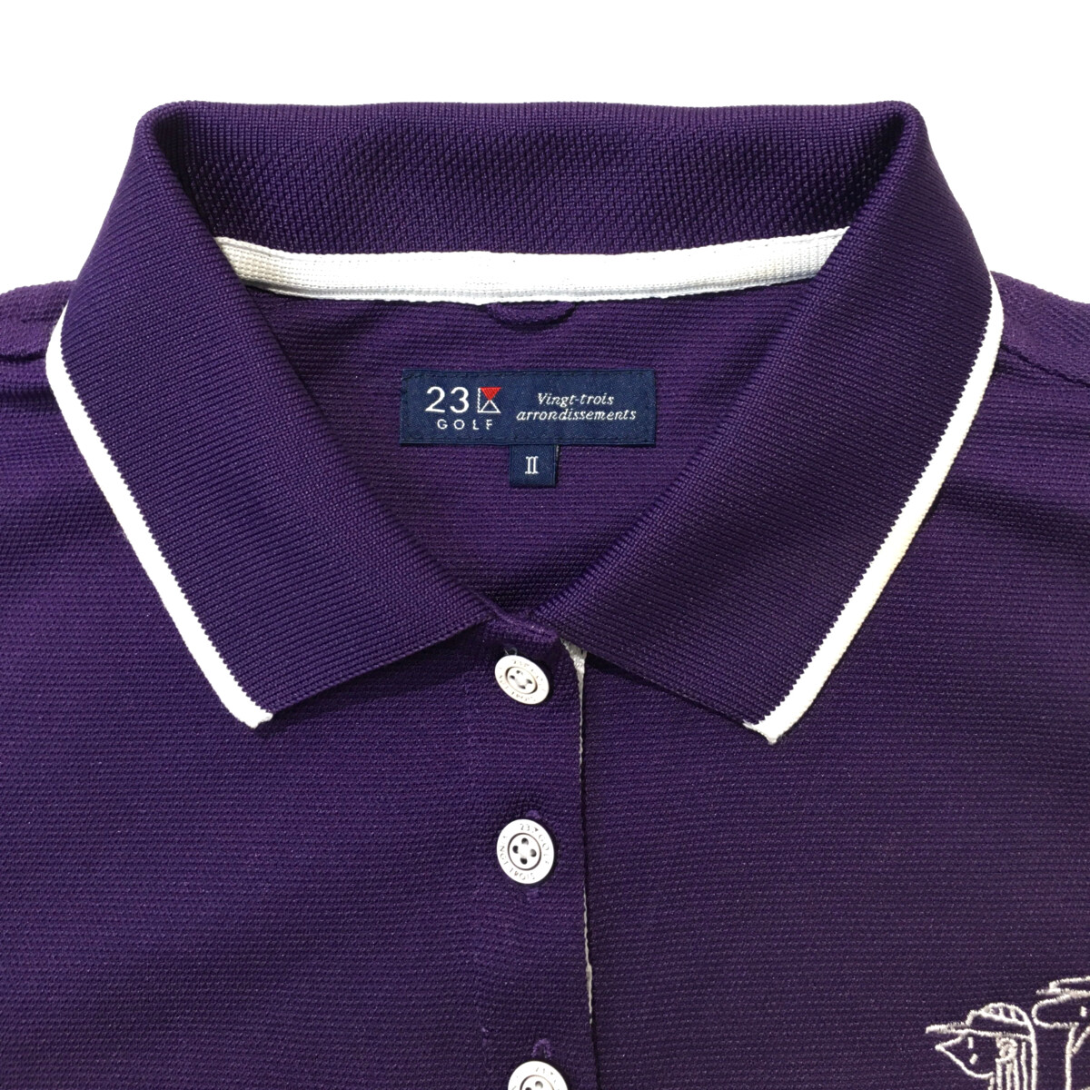 23 区 GOLF パープル 半袖ポロシャツ LLサイズ 新品 - メルカリ
