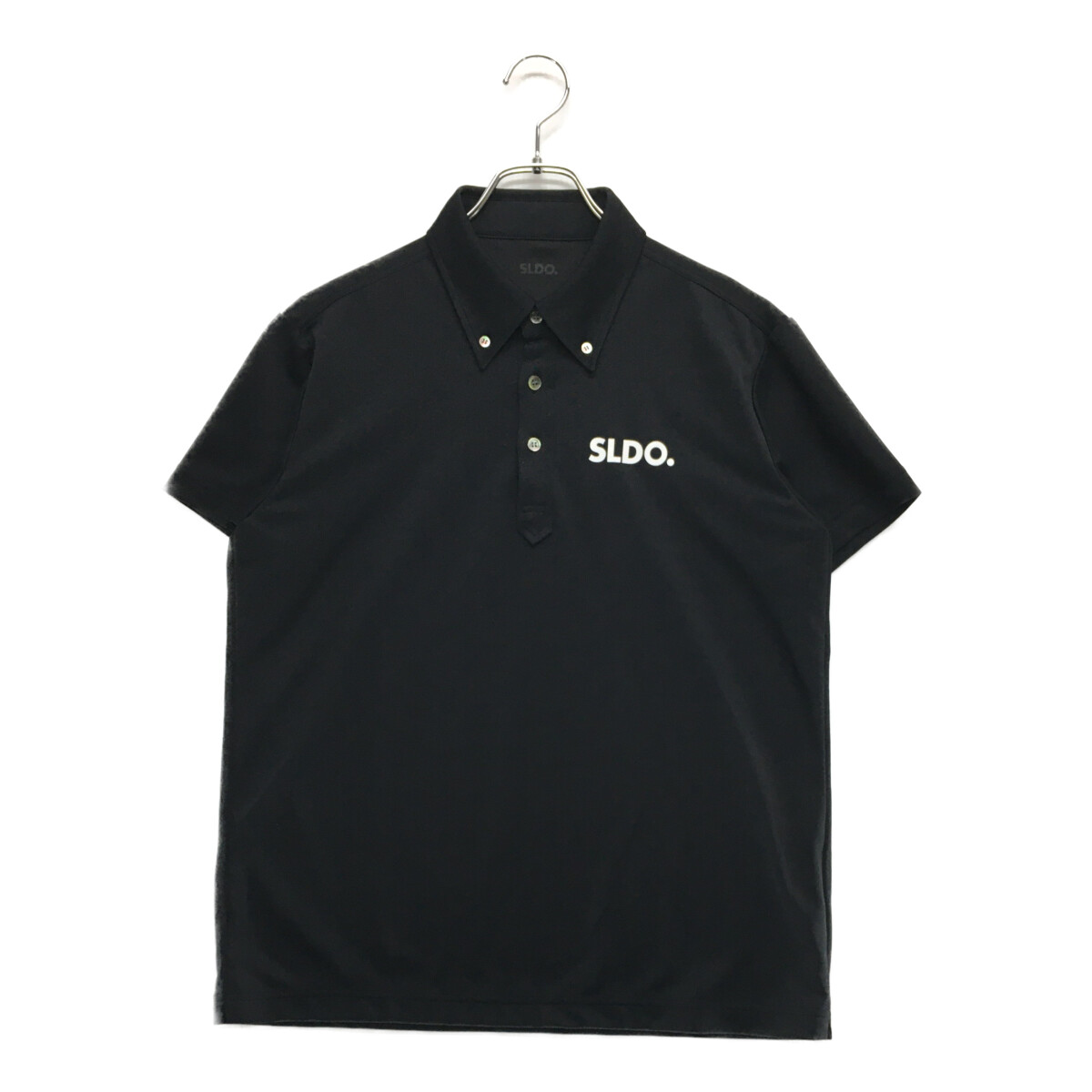 raiさま専用★SLDO. 半袖ポロシャツ M 黒 ブラック ボタンダウン 中古 メンズ オークリー OAKLEY 半袖ポロシャツ M 黒 ブラック