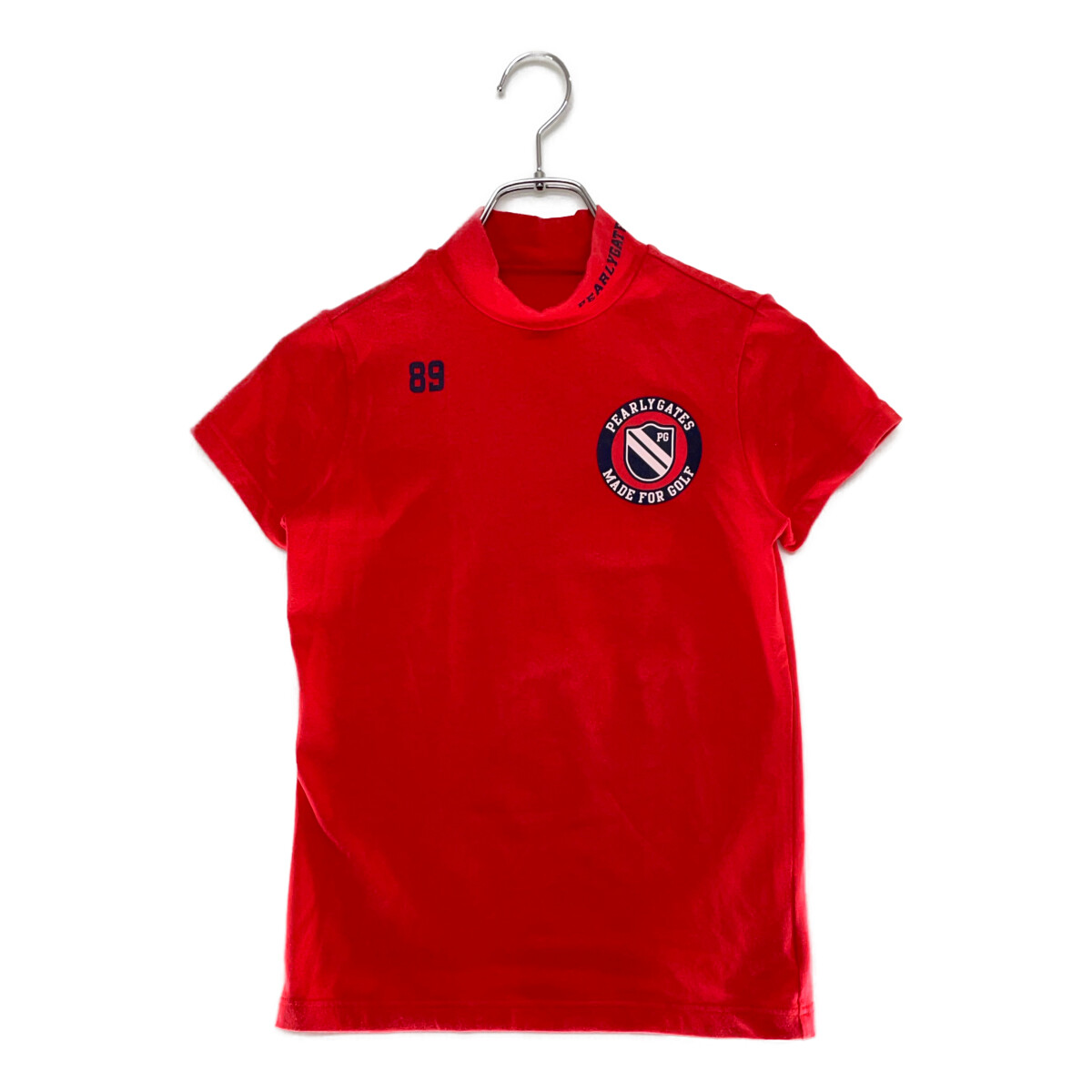 PEARLY GATES パーリーゲイツ モックネック 半袖Tシャツ