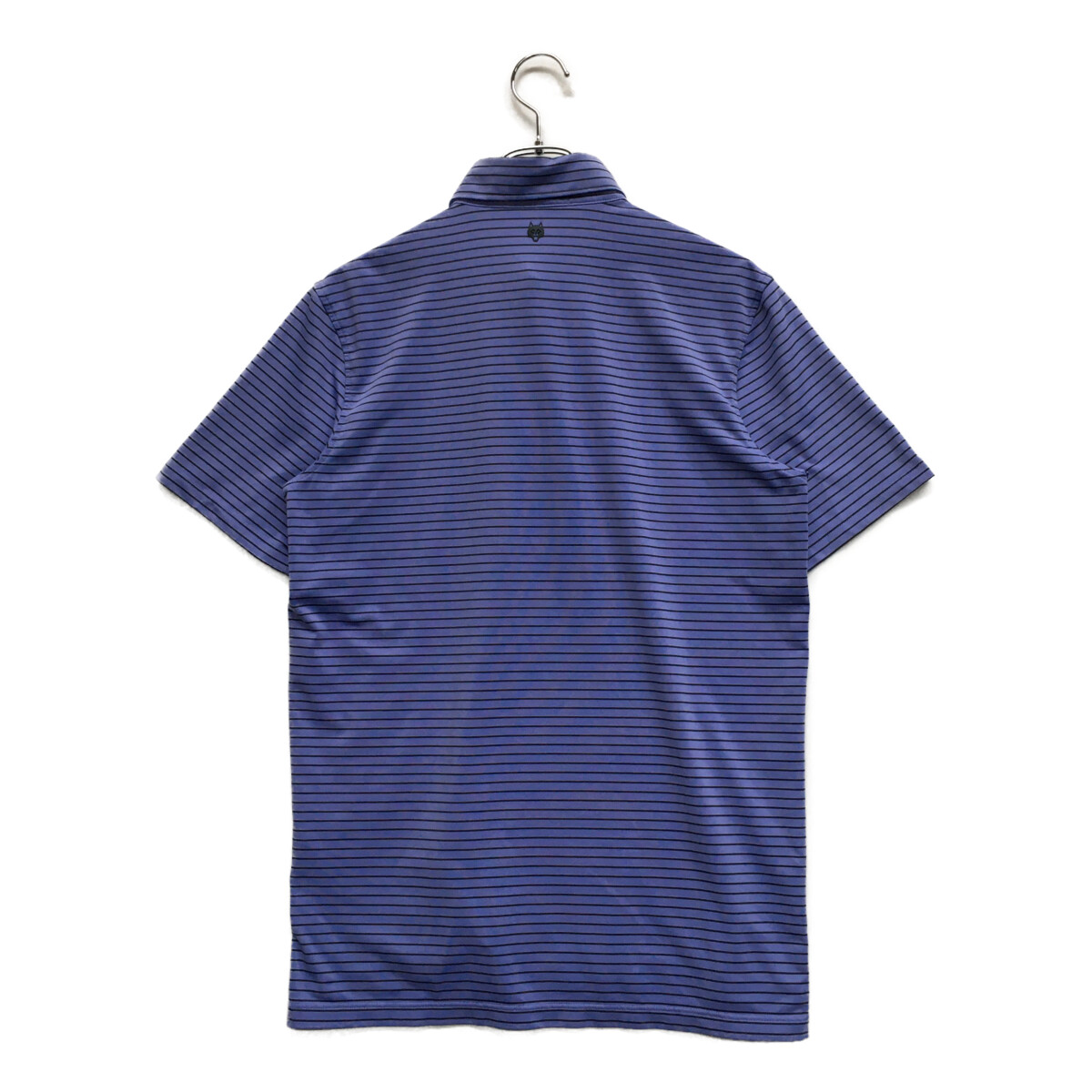 中古 メンズ グレイソン GREYSON 半袖ポロシャツ S 紫×グレー