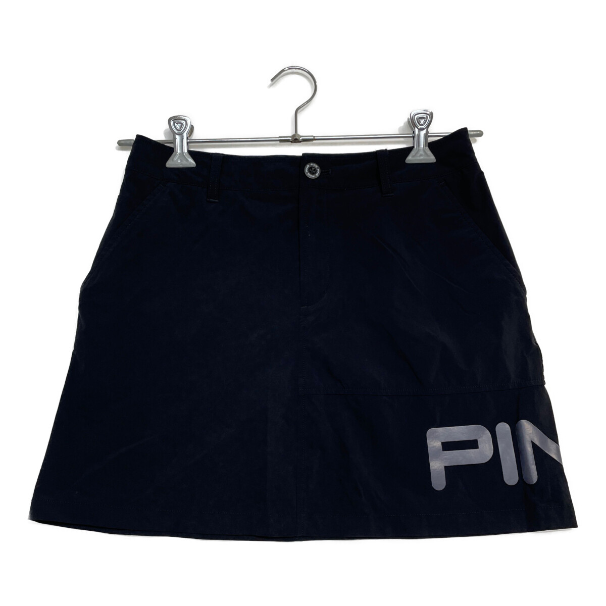 中古 レディース ピン PING スカート M 黒 ブラック ストレッチ