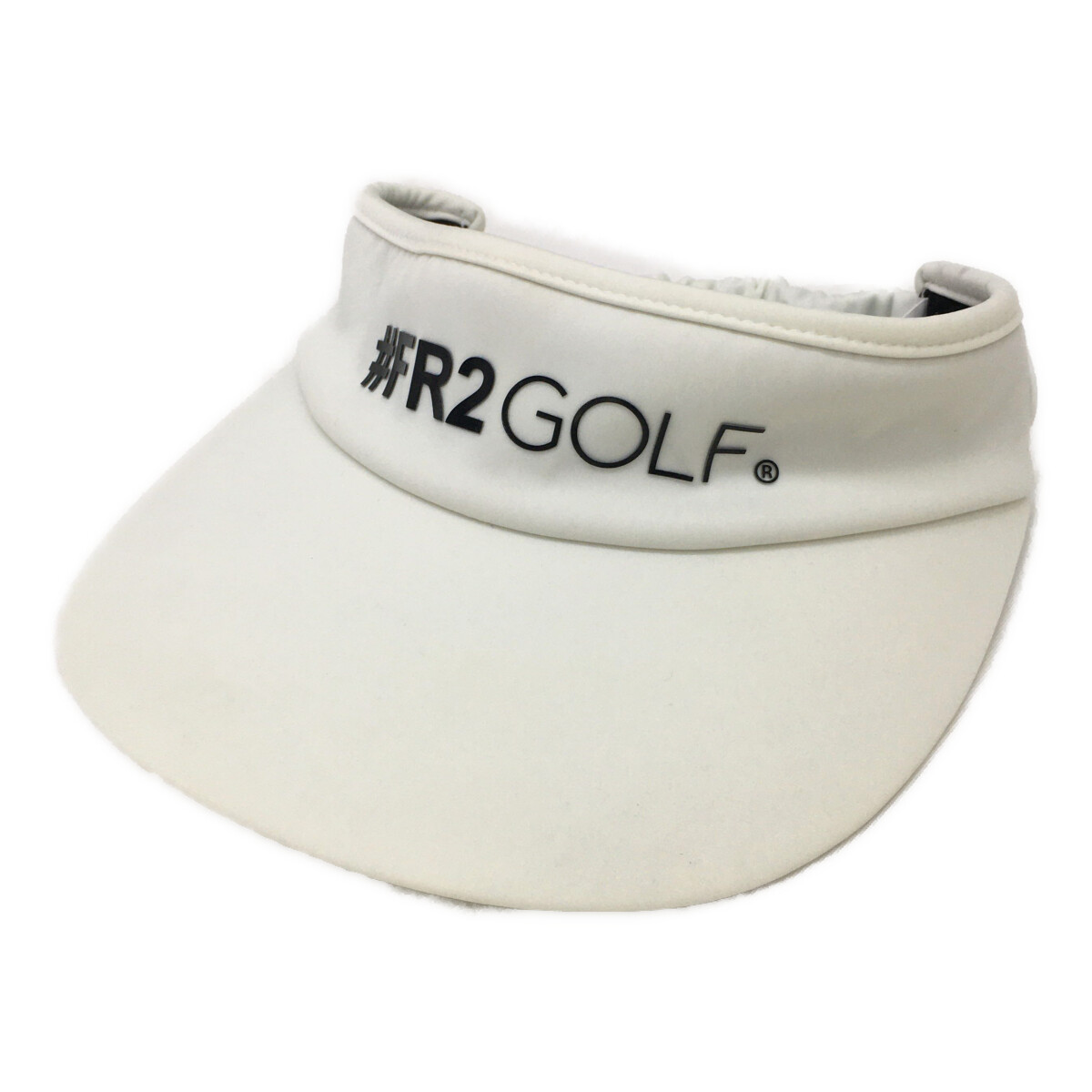 中古 エフアールツーゴルフ FR2GOLF サンバイザー ホワイト 白