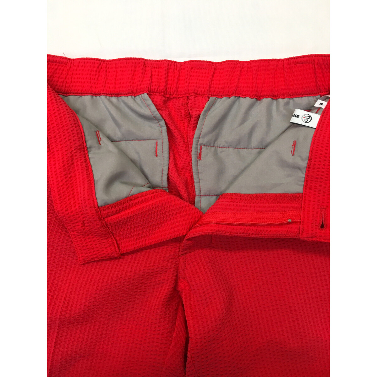 coco 中古 アンパスィ and per se メンズ パンツ M 濃ピンク サッカー素材 ストレッチ 中古 メンズ アンパスィ and per se パンツ M 濃ピンク サッカー