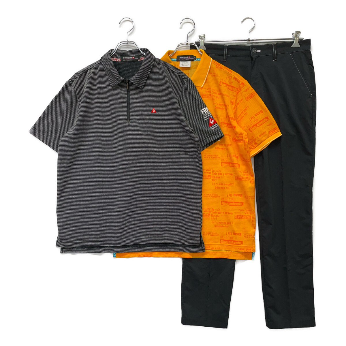 le coq sportif - coco 中古 ルコックスポルティフ le coq sportif メンズ セーター M 黒 ブラック クルーネック 薄手 中古 レディース ルコックスポルティフ le coq sportif 半袖
