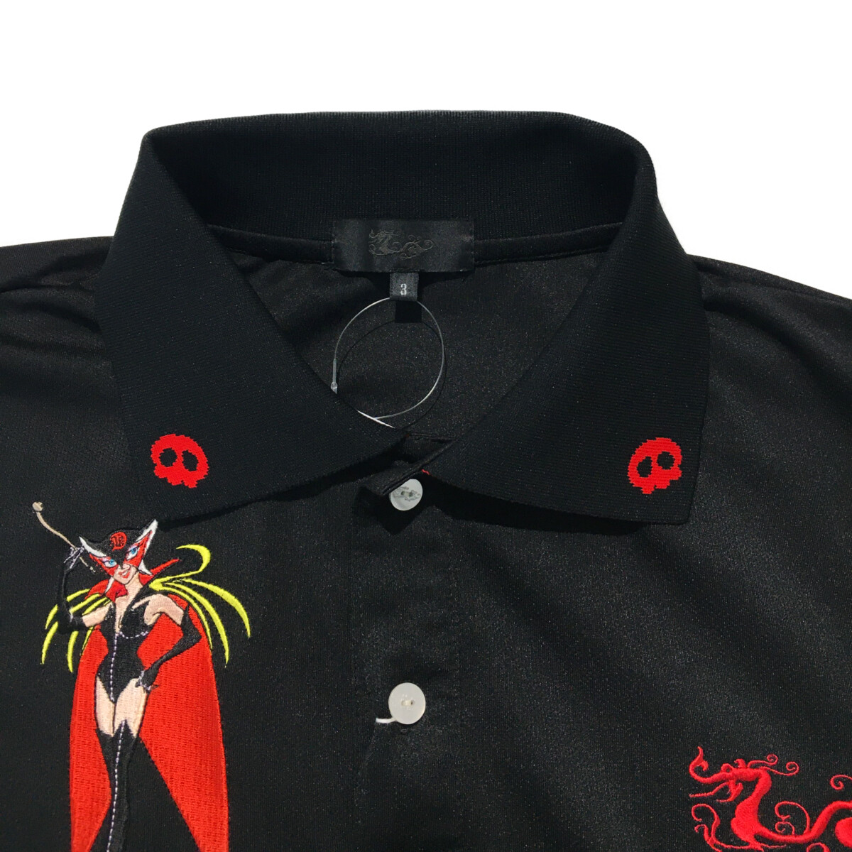 100％の保証 ☆ダンスウィズドラゴン☆黒色ポロシャツ☆新品