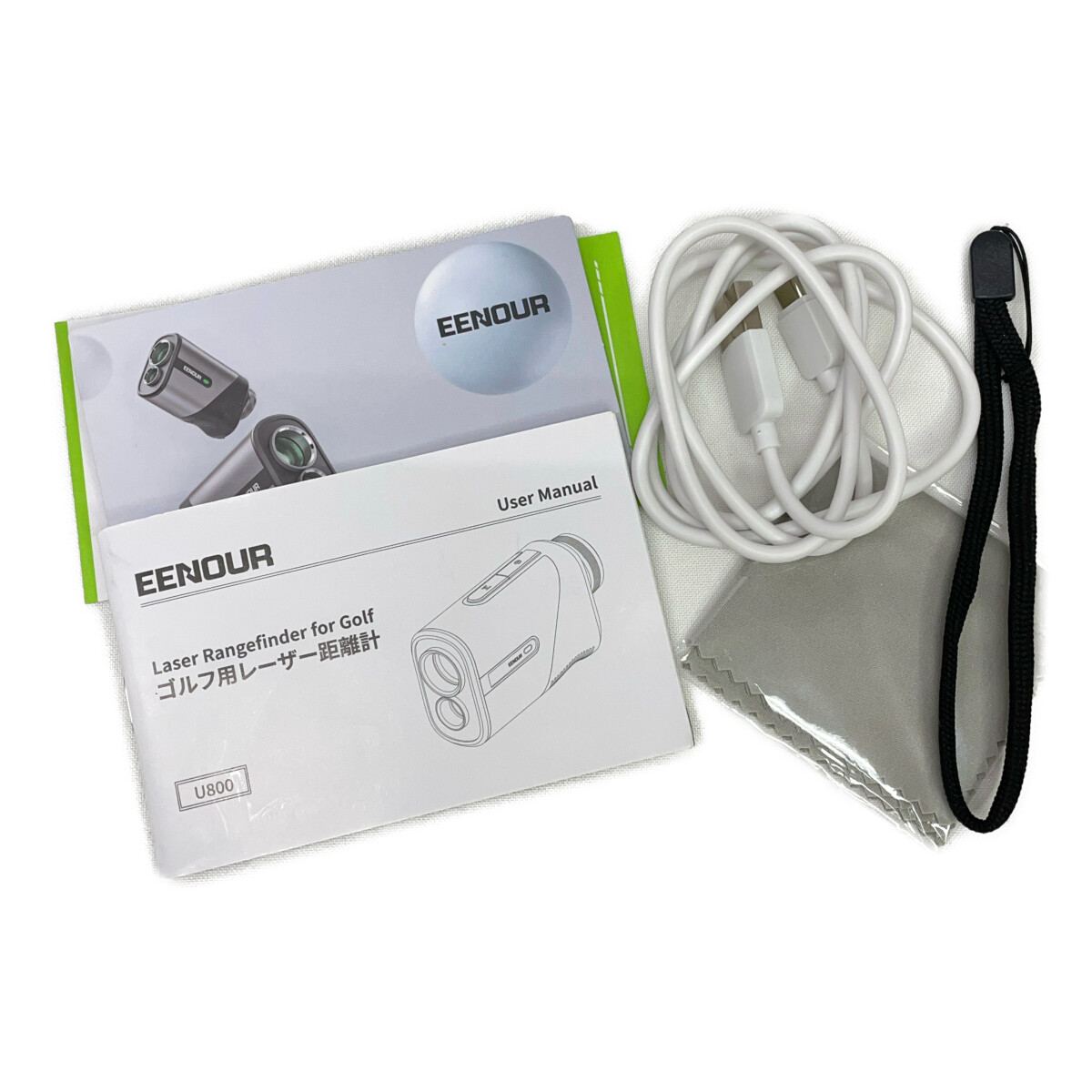 ※Shi2629 EENOUR U800 ゴルフ レーザー距離計 中古 中古 レーザー測定器 グレー イーノウ EENOUR U800 超コンパクト