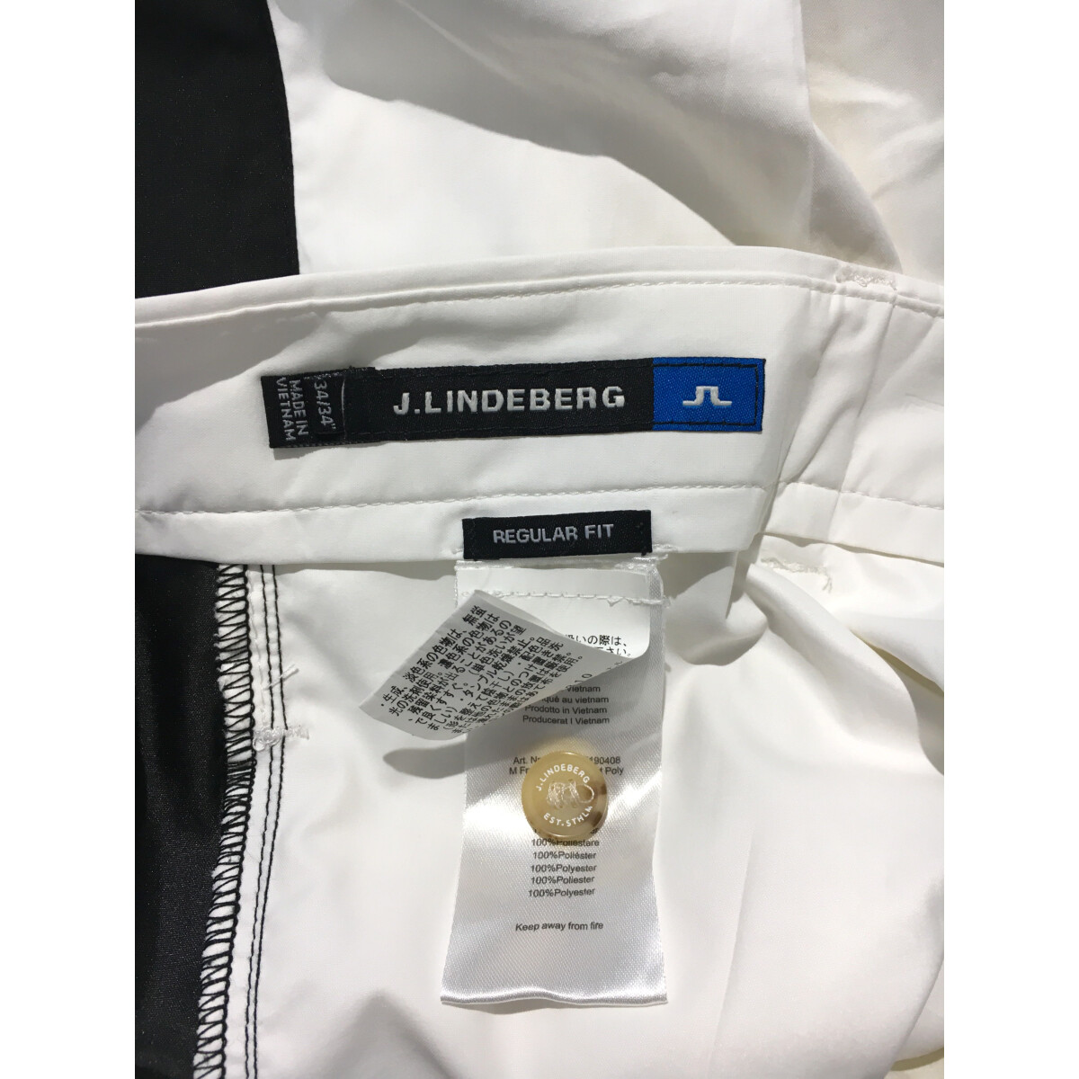 中古 メンズ ジェイリンドバーグ J.LINDEBERG パンツ 34インチ