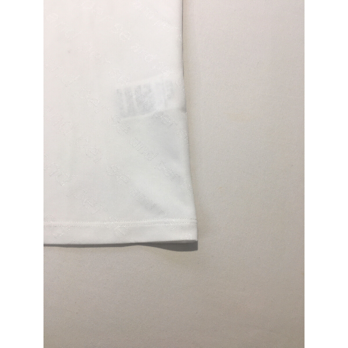 中古 レディース アンパスィ and per se 半袖ポロシャツ L 白
