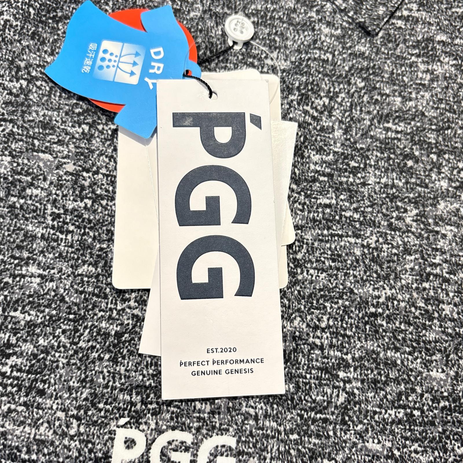 未使用品 メンズ ピージージー PGG 半袖ポロシャツ 5(L) グレー