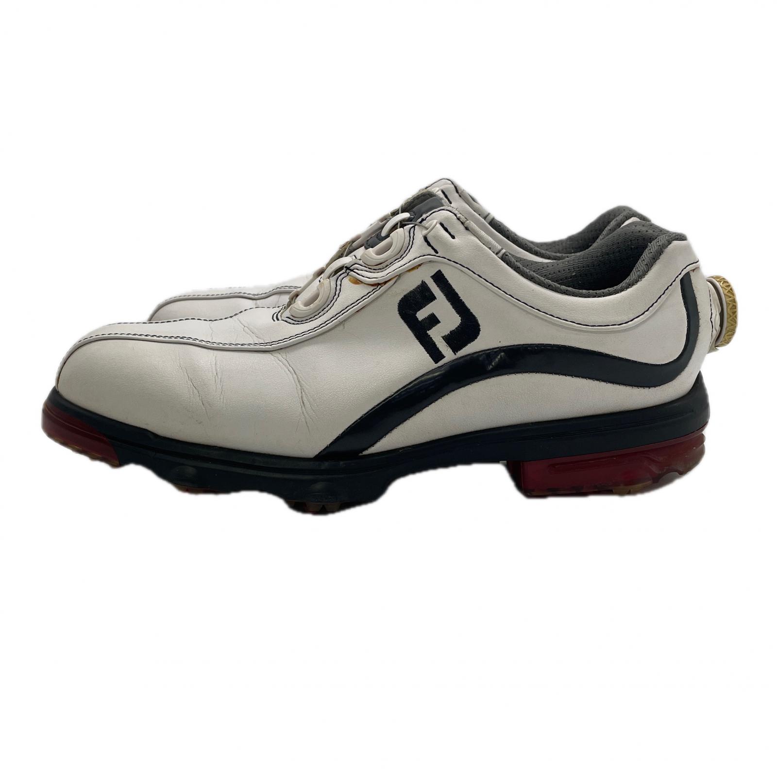 中古 フットジョイ FootJoy ゴルフシューズ 24.5 ホワイト