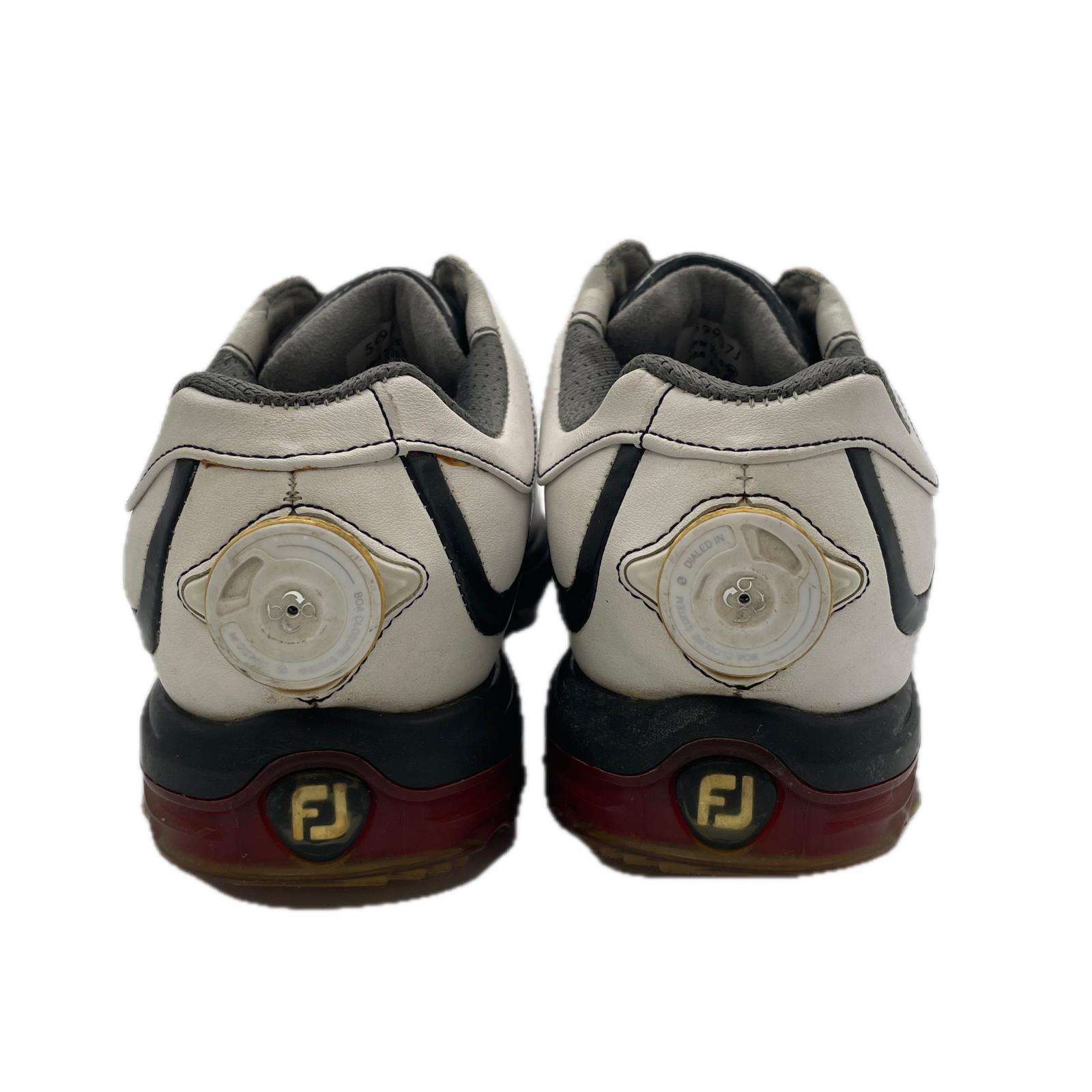 中古 フットジョイ FootJoy ゴルフシューズ 24.5 ホワイト