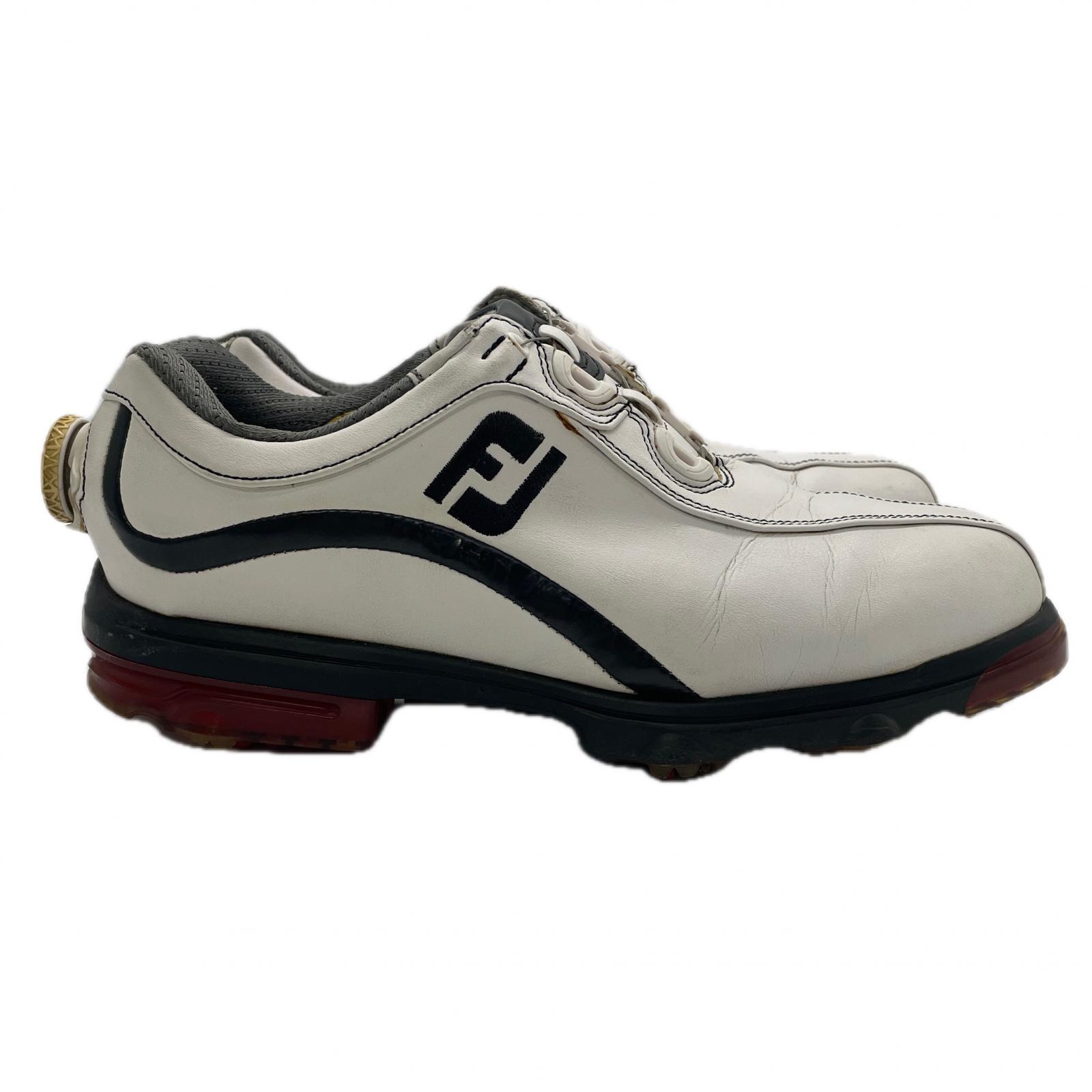 中古 フットジョイ FootJoy ゴルフシューズ 24.5 ホワイト