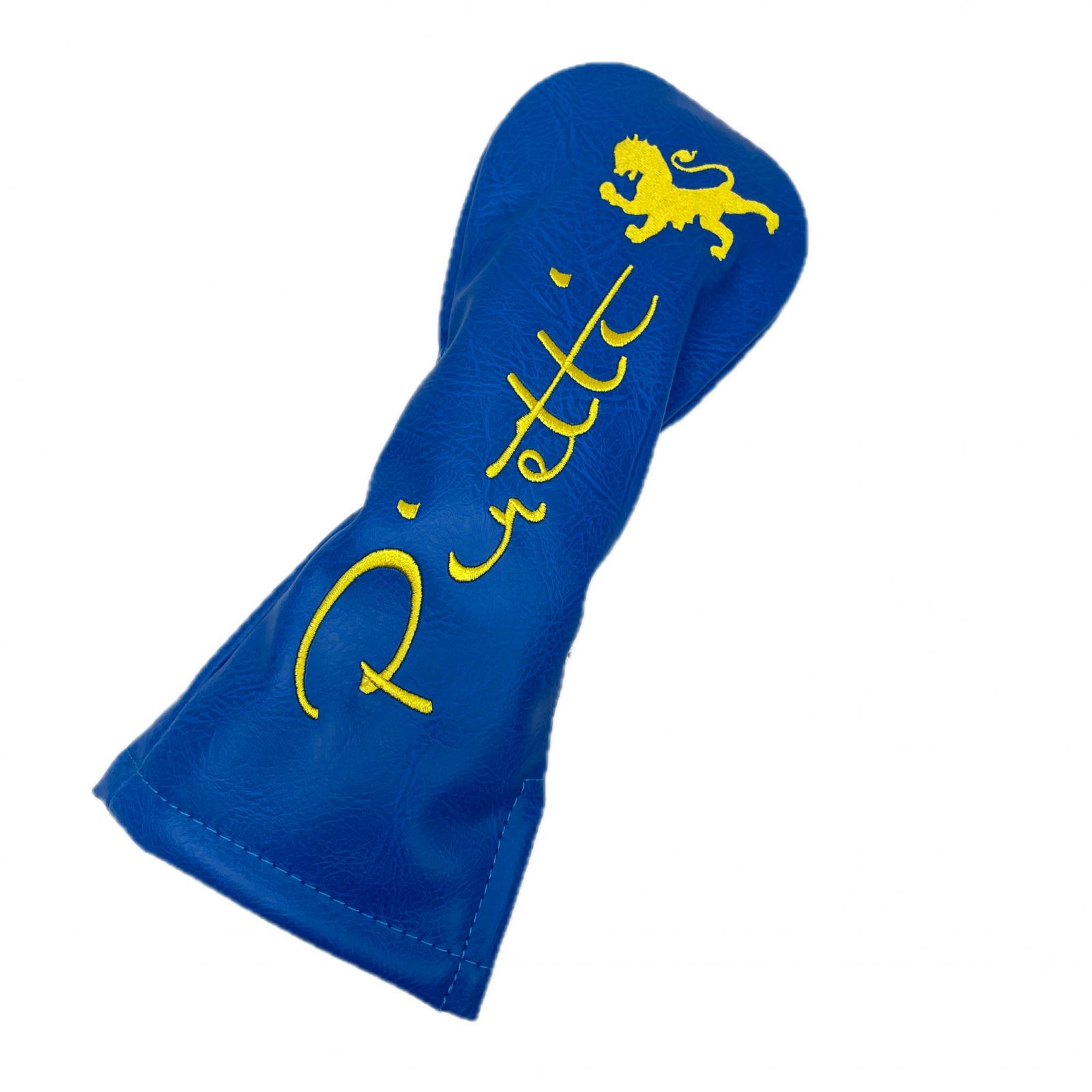 ピレッティ　Piretti ヘッドカバー付き 未使用品 ピレッティ Piretti ヘッドカバー ブルー×イエロー