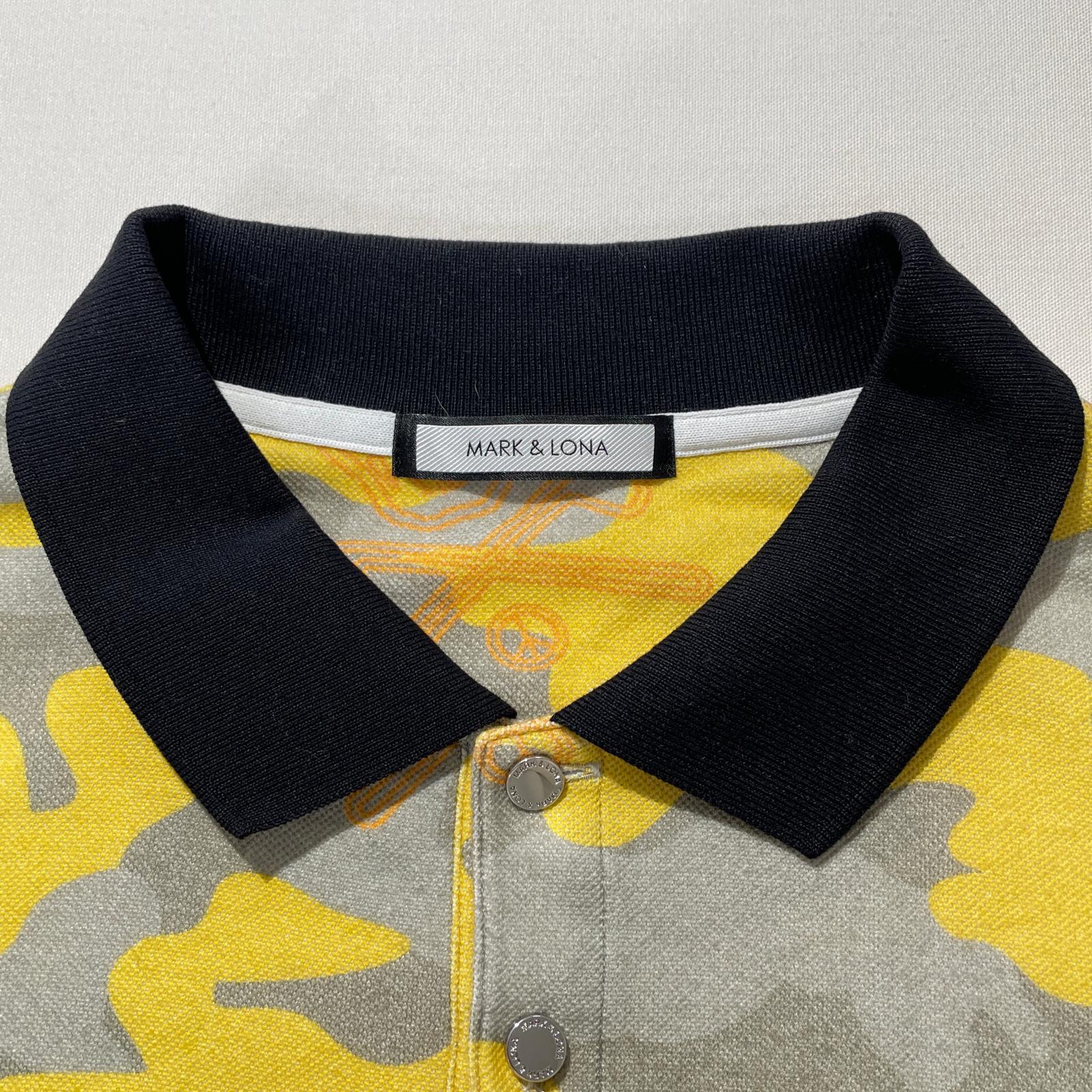 MARK & LONA 迷彩柄ポロシャツ　サイズ48 中古 メンズ マークアンドロナ MARK&LONA 半袖ポロシャツ 48(L