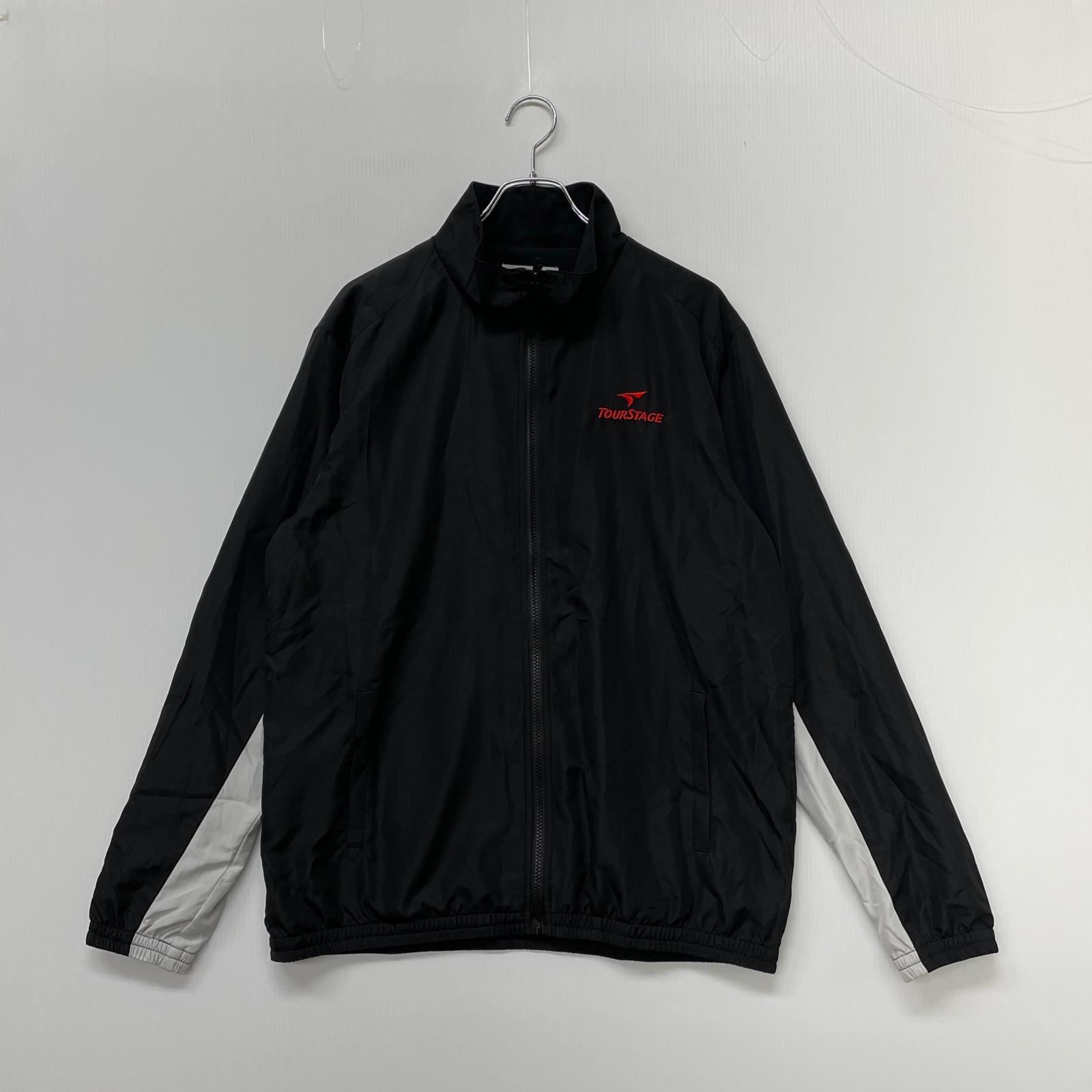 coco 中古 エムユースポーツ MU SPORTS メンズ ニットアウター 48(M) 黒 ブラック フルジップ 中綿入り 中古ゴルフウェアのメンズトップスを激安価格でお探しならココゴルフ