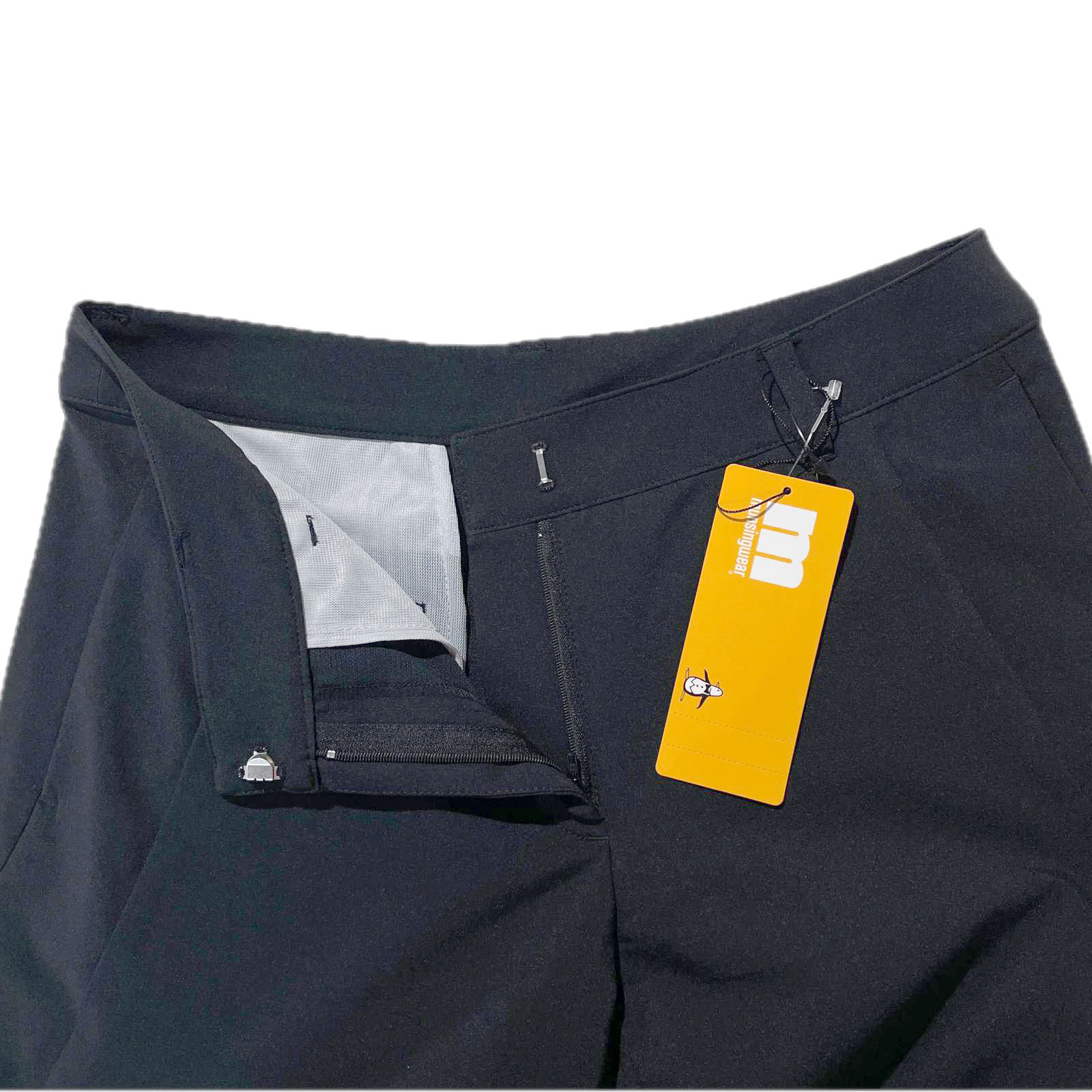 Munsingwear - coco 未使用品 マンシングウェア Munsing wear レディース パンツ 9号 黒 ブラック シンプル 未使用品 レディース マンシングウェア Munsing wear パンツ 9号