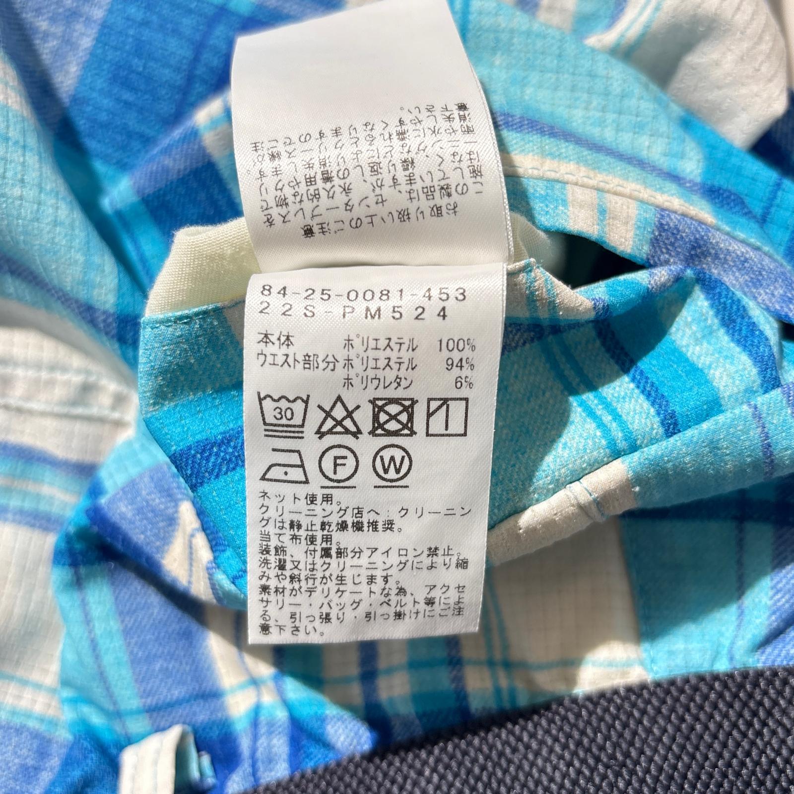 BEAMS - coco 中古 ビームスゴルフ BEAMSGOLF メンズ ハーフパンツ S 白 ホワイト メッシュ裏地付き 中古 メンズ ビームスゴルフ BEAMSGOLF ハーフパンツ 46(M) 青系