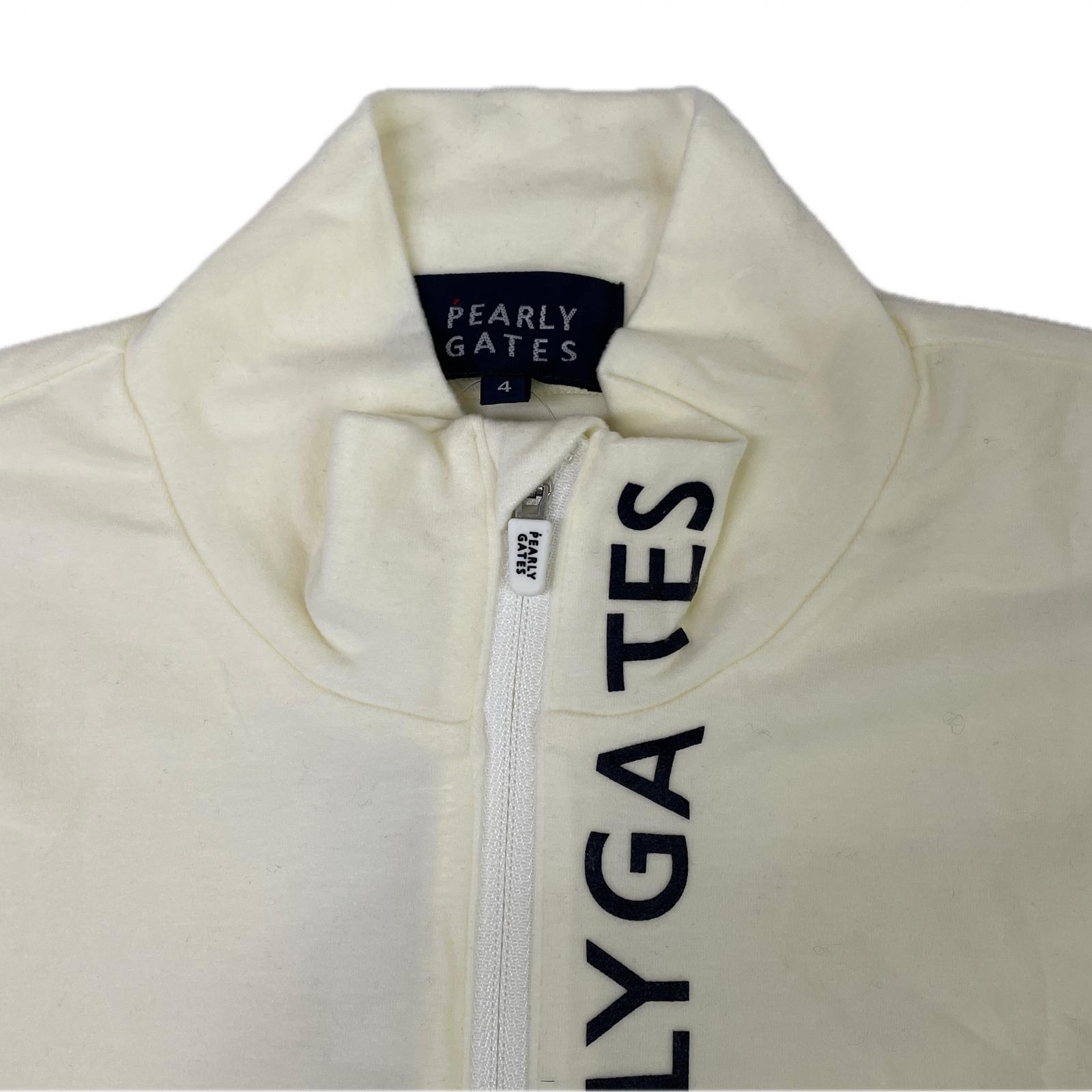 PEARLY GATES 長袖ハーフジップカットソー サイズ5 プレミアムウォーム長袖ハーフジップアップカットソー | PEARLY