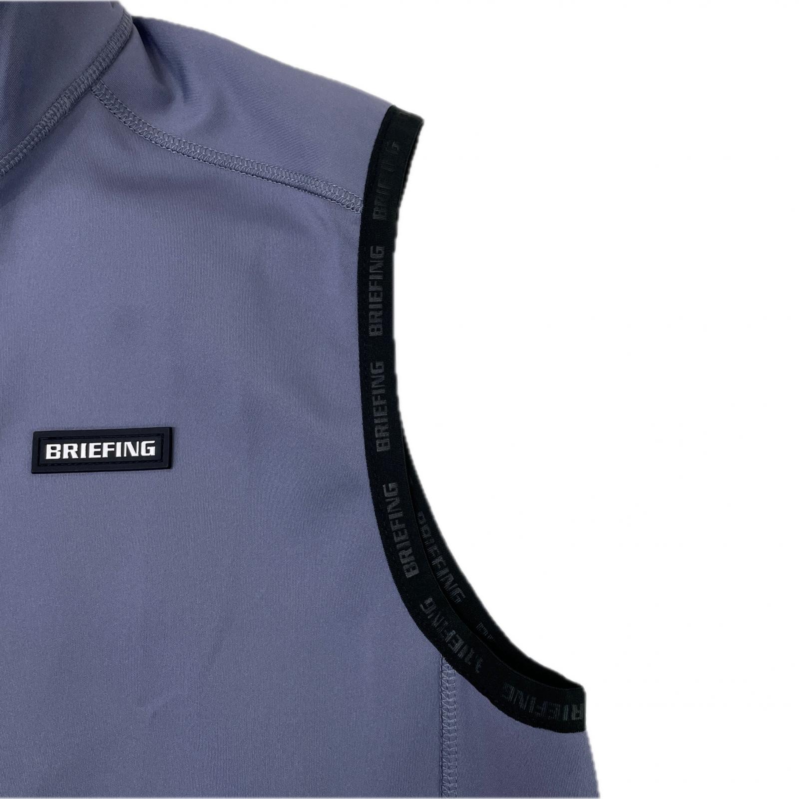 中古 メンズ ブリーフィング BRIEFING ベスト M グレー ダブル