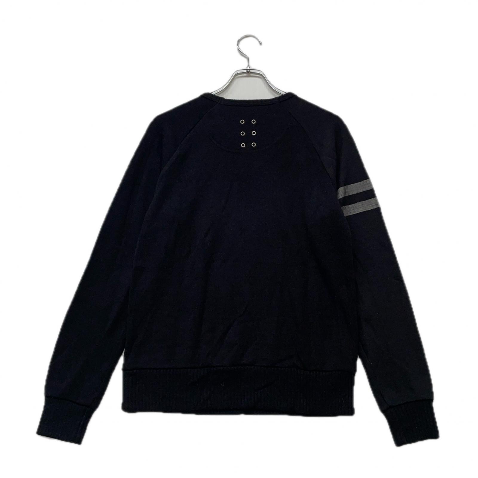 【size5】秋冬 ラッセルノ Russeluno 中綿ニット ブルゾン紺 中古 メンズ ラッセルノ RUSSELUNO セーター 4(M) 黒 ブラック