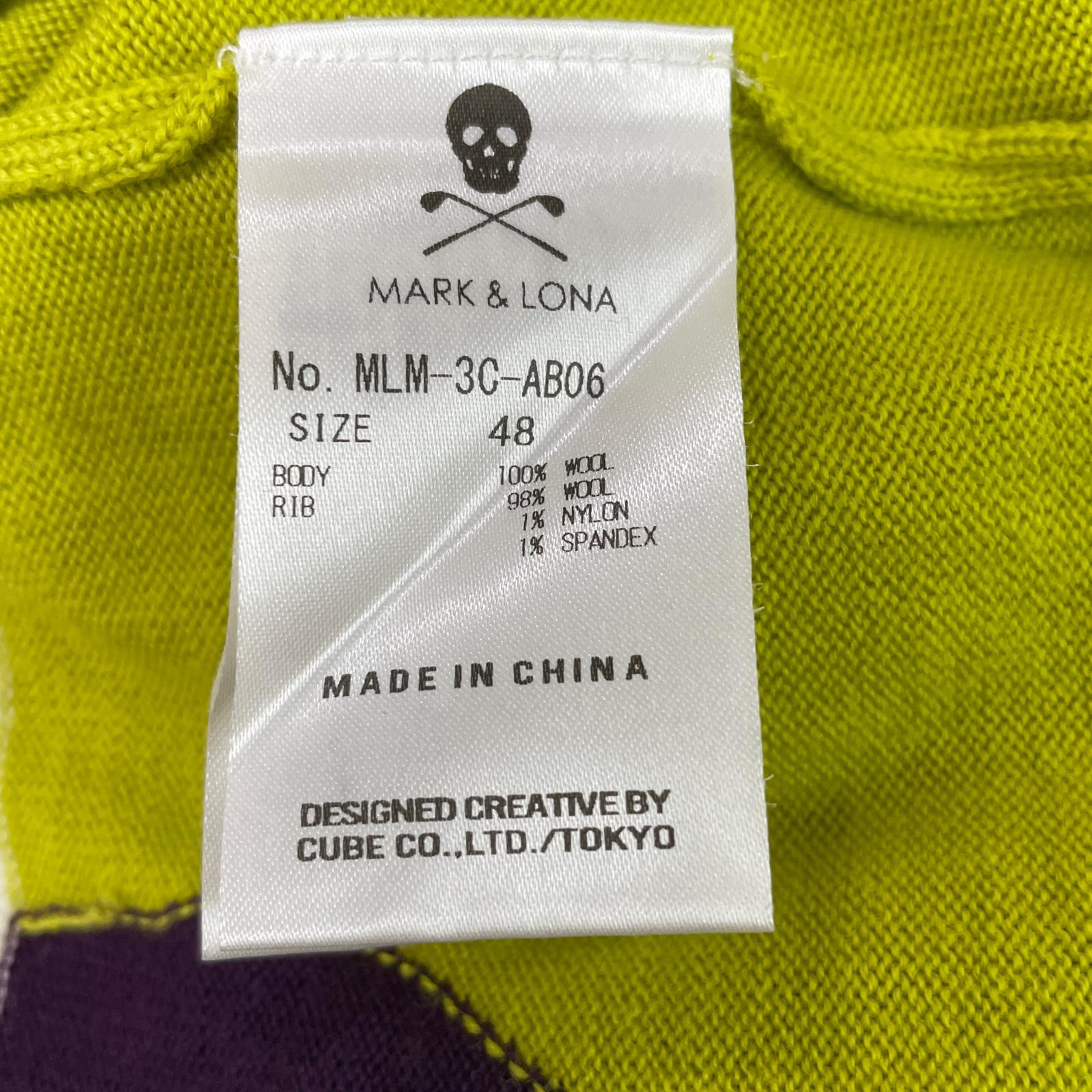 中古 メンズ マークアンドロナ MARK&LONA セーター 48(L) 黄系