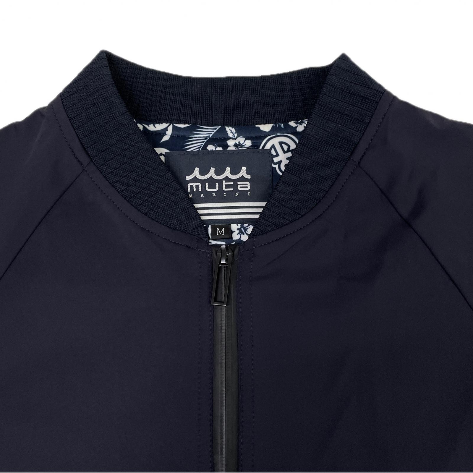 coco 未使用品 ムータマリン muta MARINE メンズ ブルゾン 5(M) 紺 ネイビー 裏起毛素材 ダブルジップ 中古 メンズ ムータマリン muta MARINE ブルゾン M 濃紺