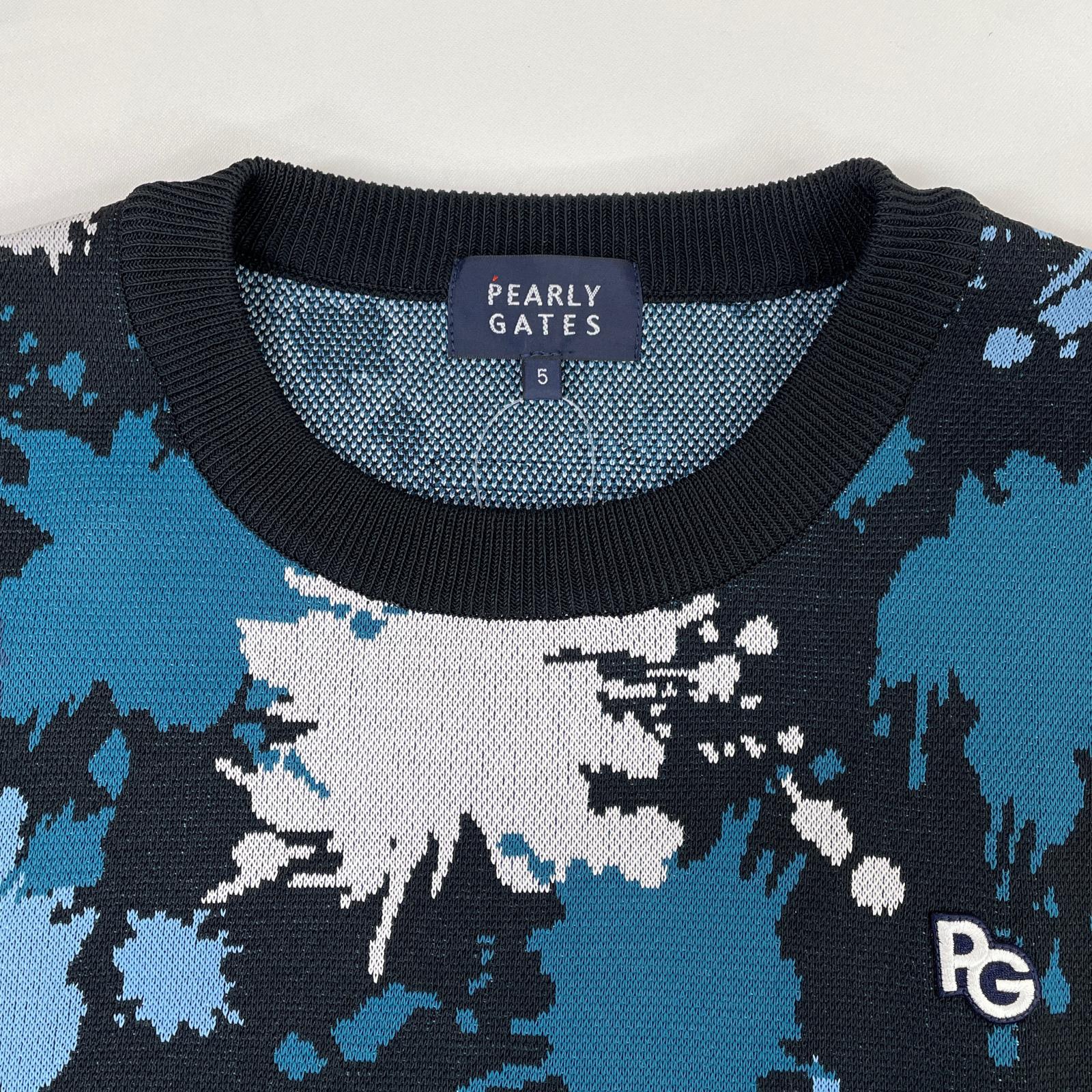中古 メンズ パーリーゲイツ PEARLY GATES セーター 5(L) 紺系