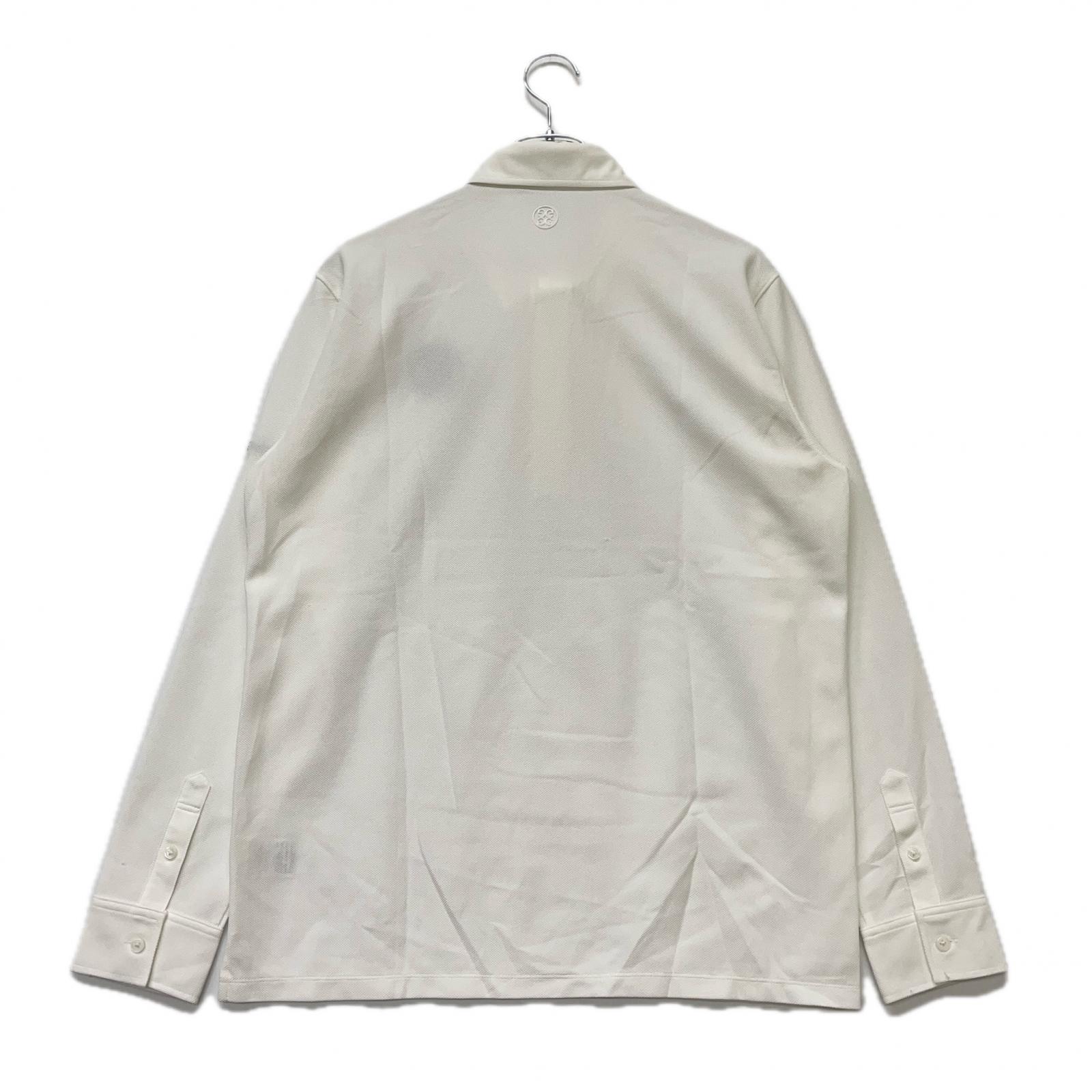 中古 メンズ ジーフォア G/FORE 長袖ポロシャツ 3(LL) 白