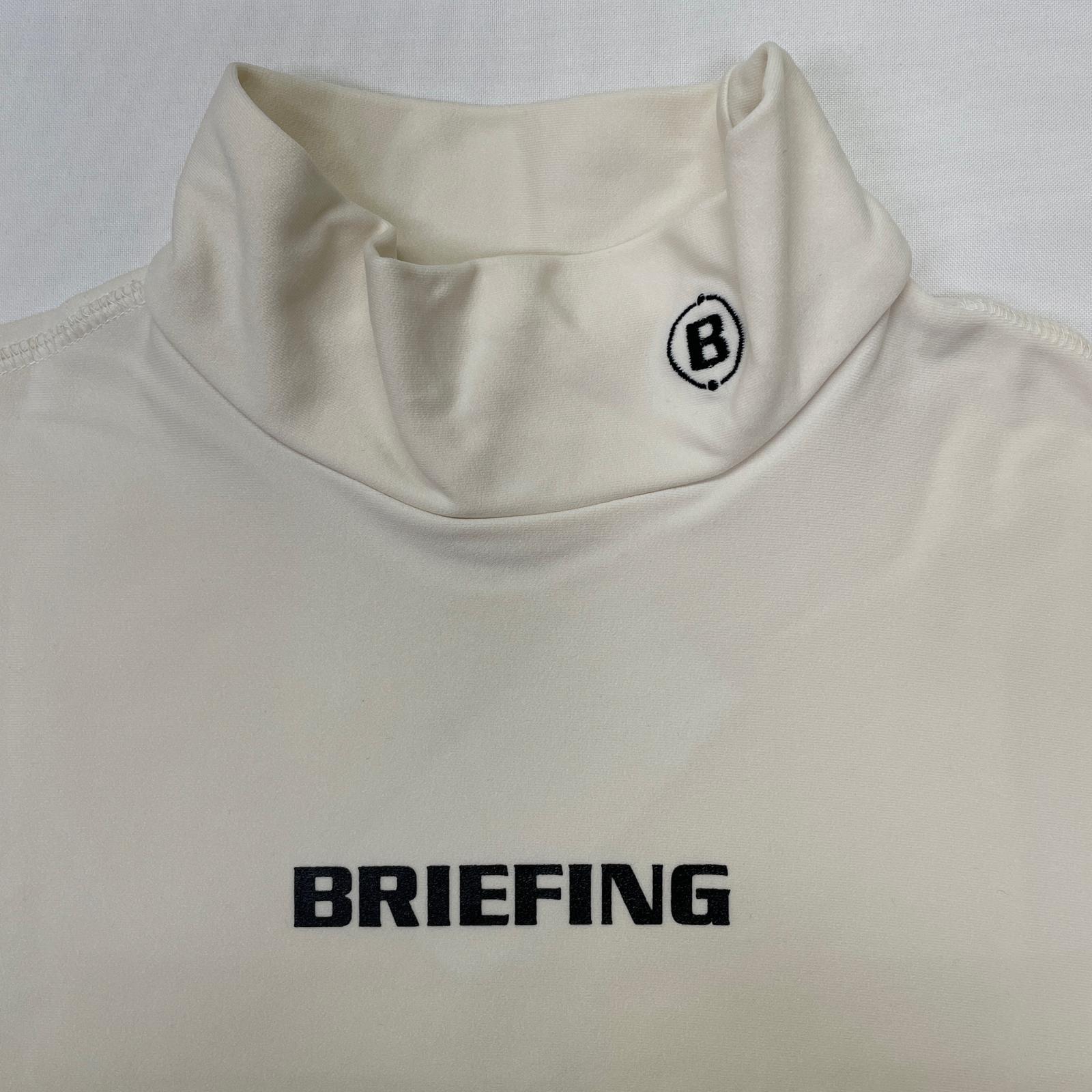BRIEFING - coco 中古 ブリーフィング BRIEFING レディース 長袖シャツ M 白 ホワイト 裏微起毛 ストレッチ 中古 レディース ブリーフィング BRIEFING 長袖シャツ M 白