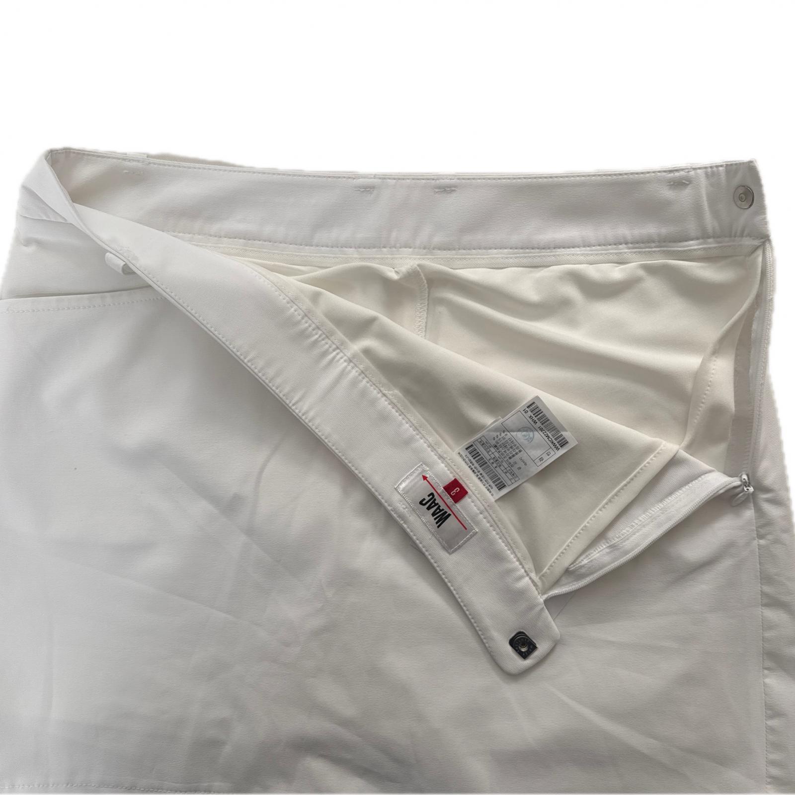 WAAC ワック プリーツ スカート パンツ Mサイズ グレー ゴルフ 新品 WOMEN プリーツバミューダパンツ グレー