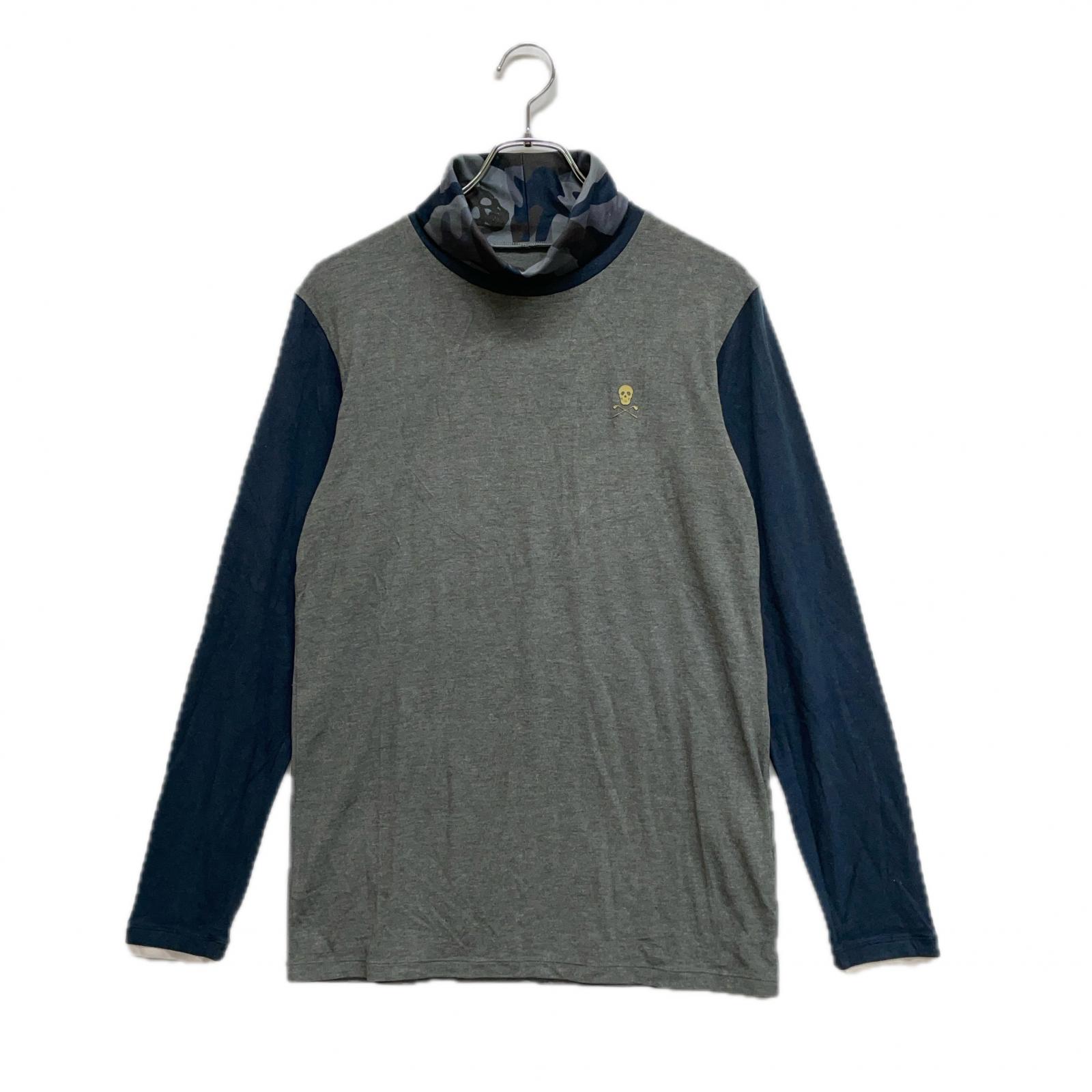 サイズ：48 MARK&amp;LONA マークアンドロナ  起毛 タートルネック 長袖Tシャツ  グレー系 [240101413503] ゴルフウェア メンズ ストスト 中古 メンズ マークアンドロナ MARK&LONA 長袖シャツ 48(L