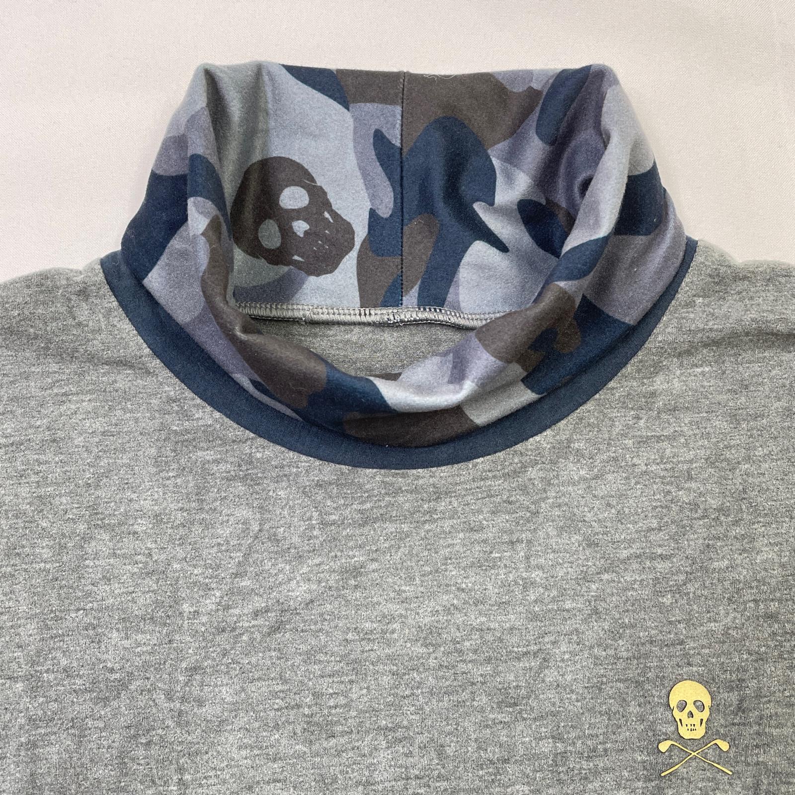 サイズ：48 MARK&LONA マークアンドロナ  起毛 タートルネック 長袖Tシャツ  グレー系 [240101413503] ゴルフウェア メンズ ストスト 中古 メンズ マークアンドロナ MARK&LONA 長袖シャツ 48(L