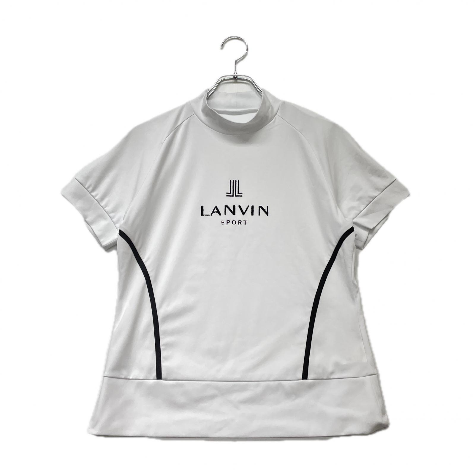 【美品】LANVIN SPORT ランバンスポール ハーフジップ 半袖シャツ 中古 レディース ランバンスポール LANVIN SPORT 半袖シャツ 42