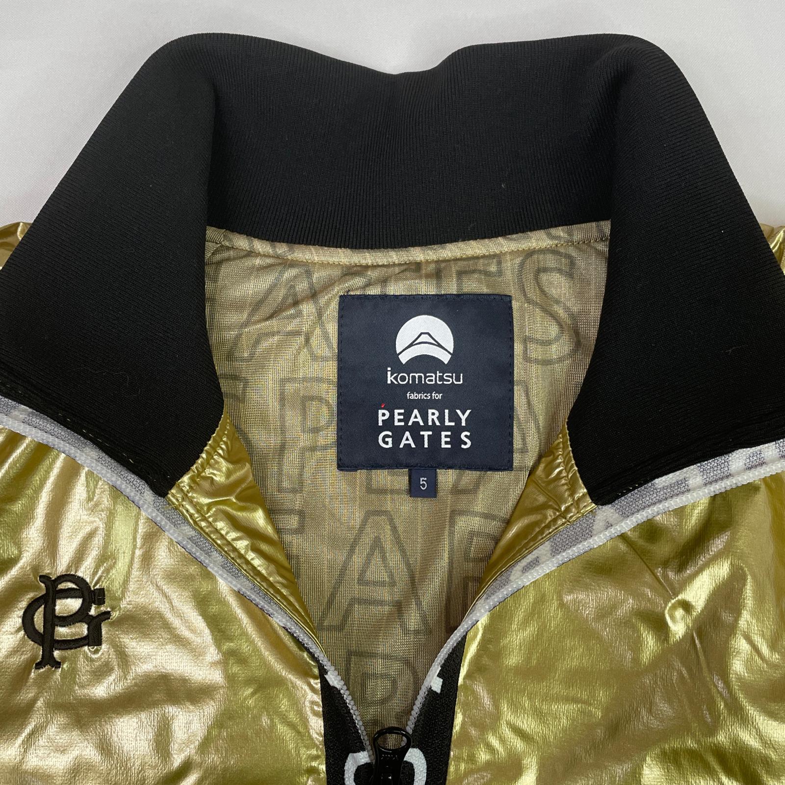 PEARLY GATES パーリーゲイツ ハーフジップ 長袖ニットTシャツ