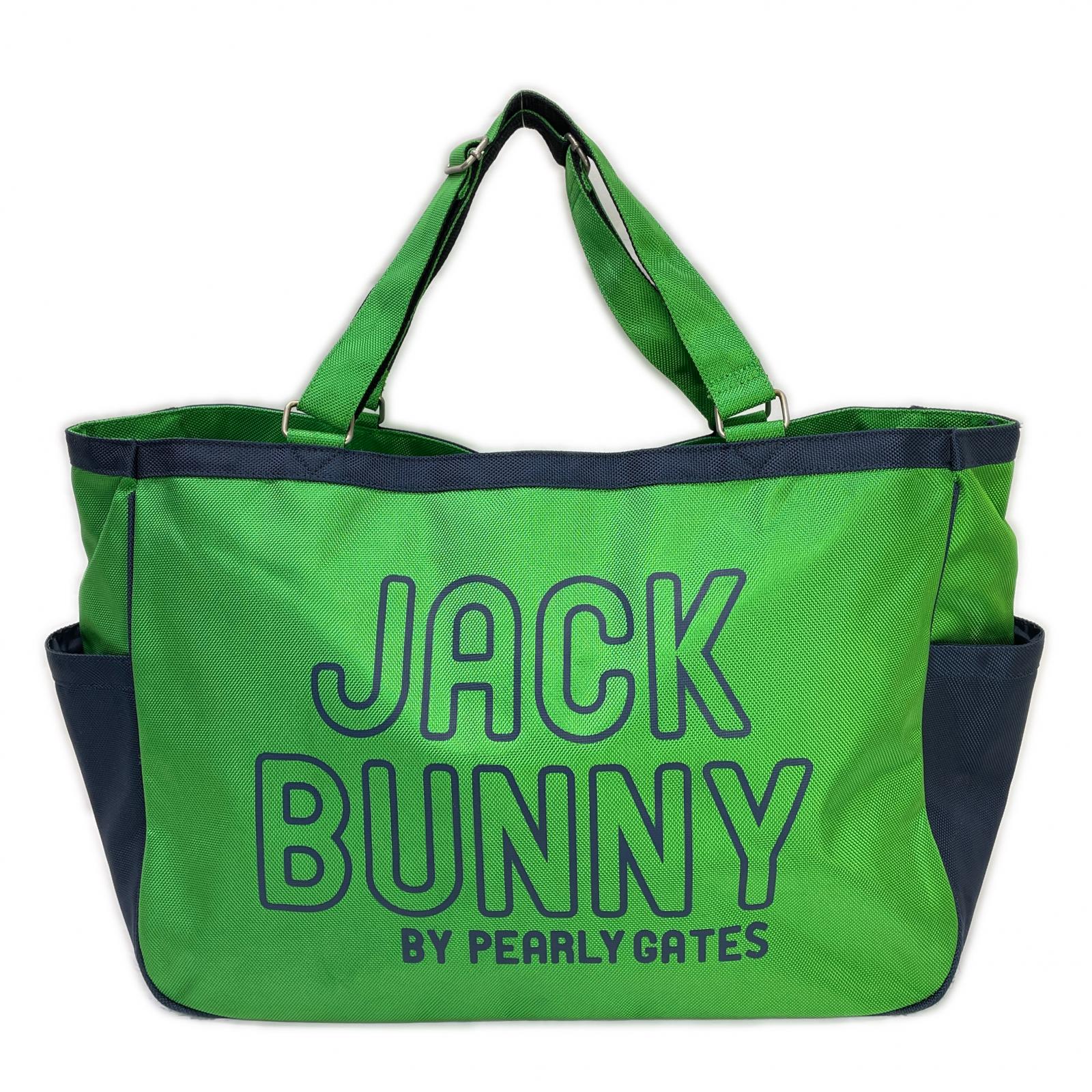 【未使用】 JACK BUNNY グリーン トートバッグ ゴルフバッグ 中古 ジャックバニー Jack Bunny!! トート型ボストンバッグ