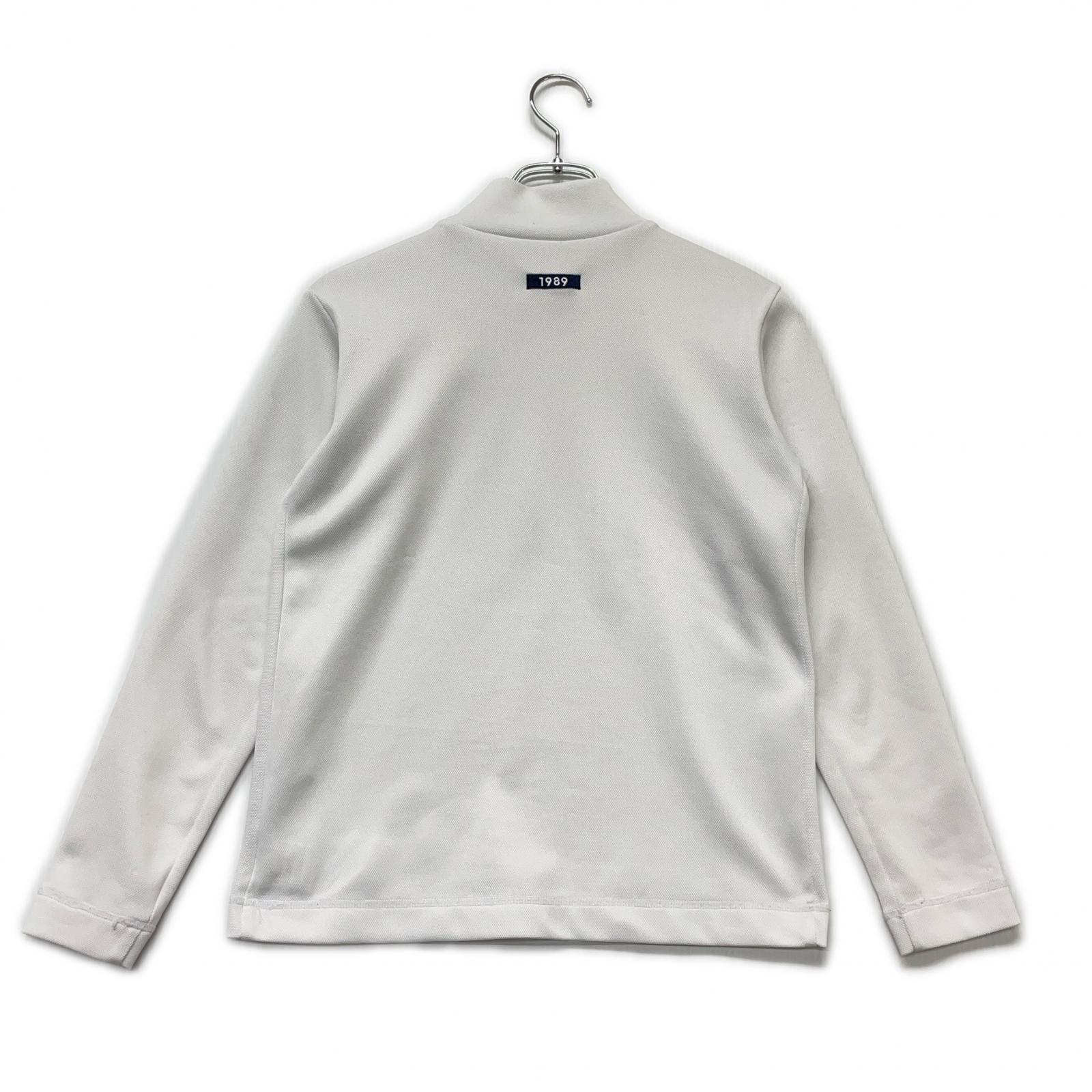 新品！パーリーゲイツ ハイネック レディース ホワイトサイズ1 綿ベア天竺長袖ハイネックカットソー | PEARLY GATES（パーリー