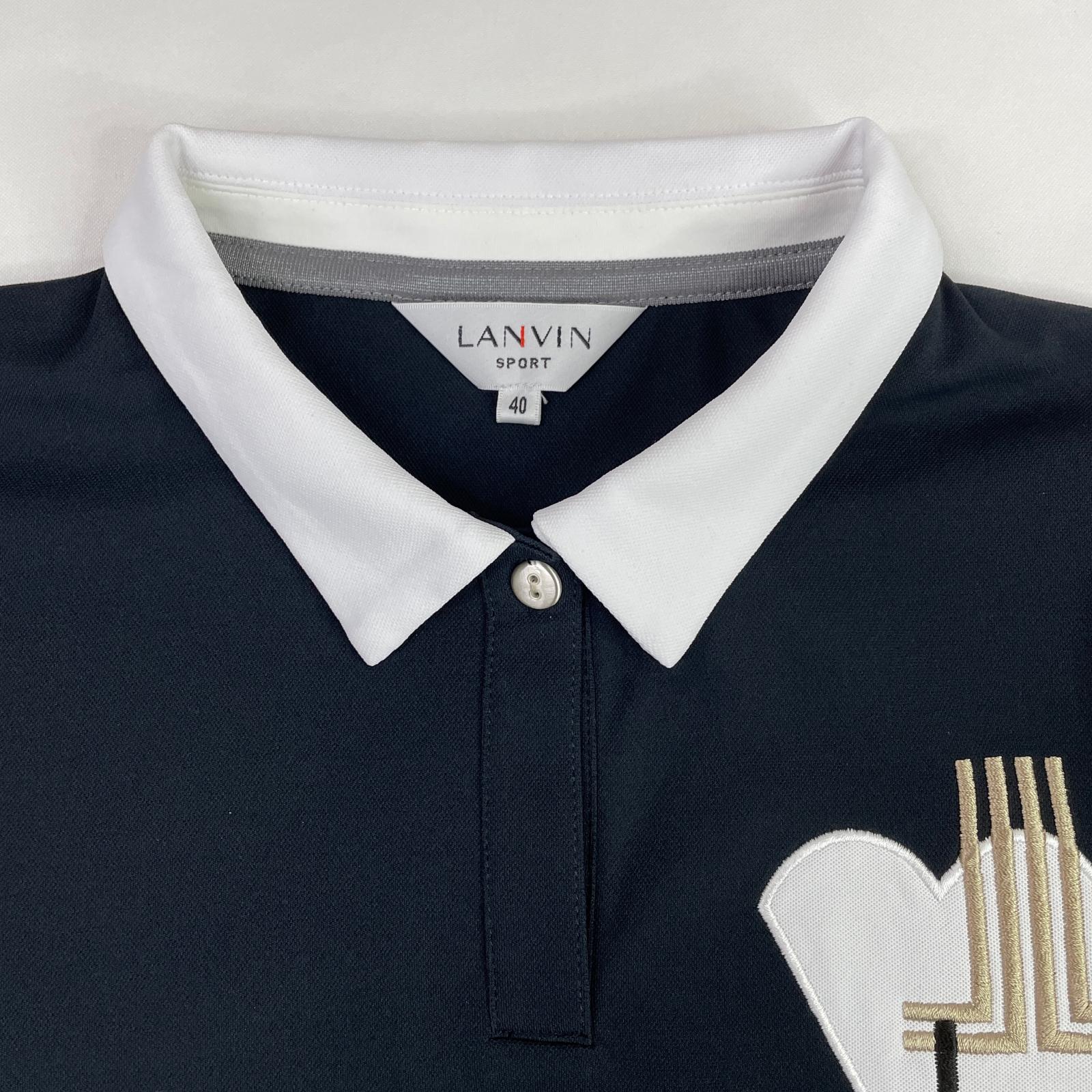 LANVIN SPORT ランバン スポール ハーフジップ 長袖ポロシャツ LANVIN SPORT セール SALE 公式 ランバン スポール 長袖