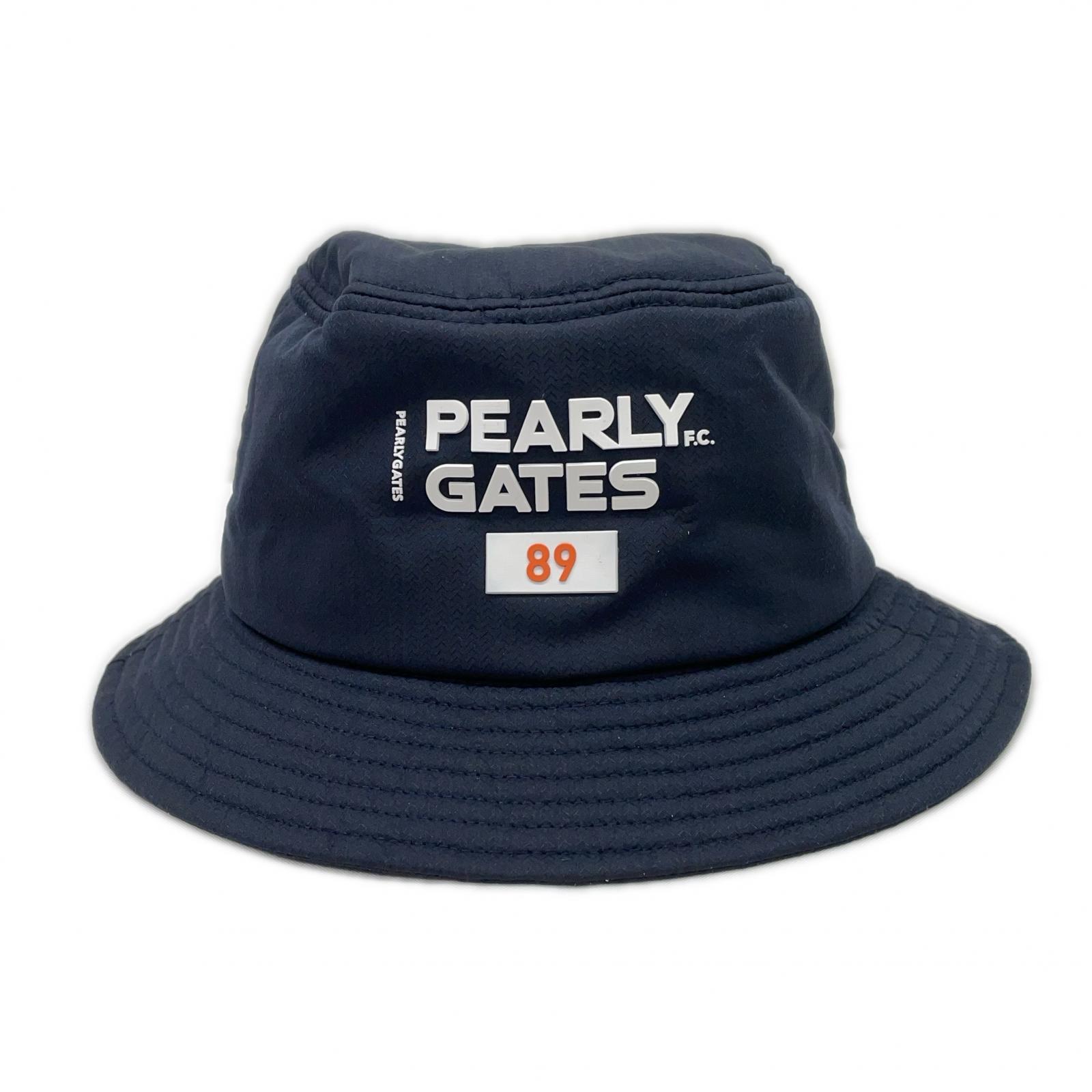 Pearly Gates ネイビー バケットハット 中古 パーリーゲイツ PEARLY GATES バケットハット フリー
