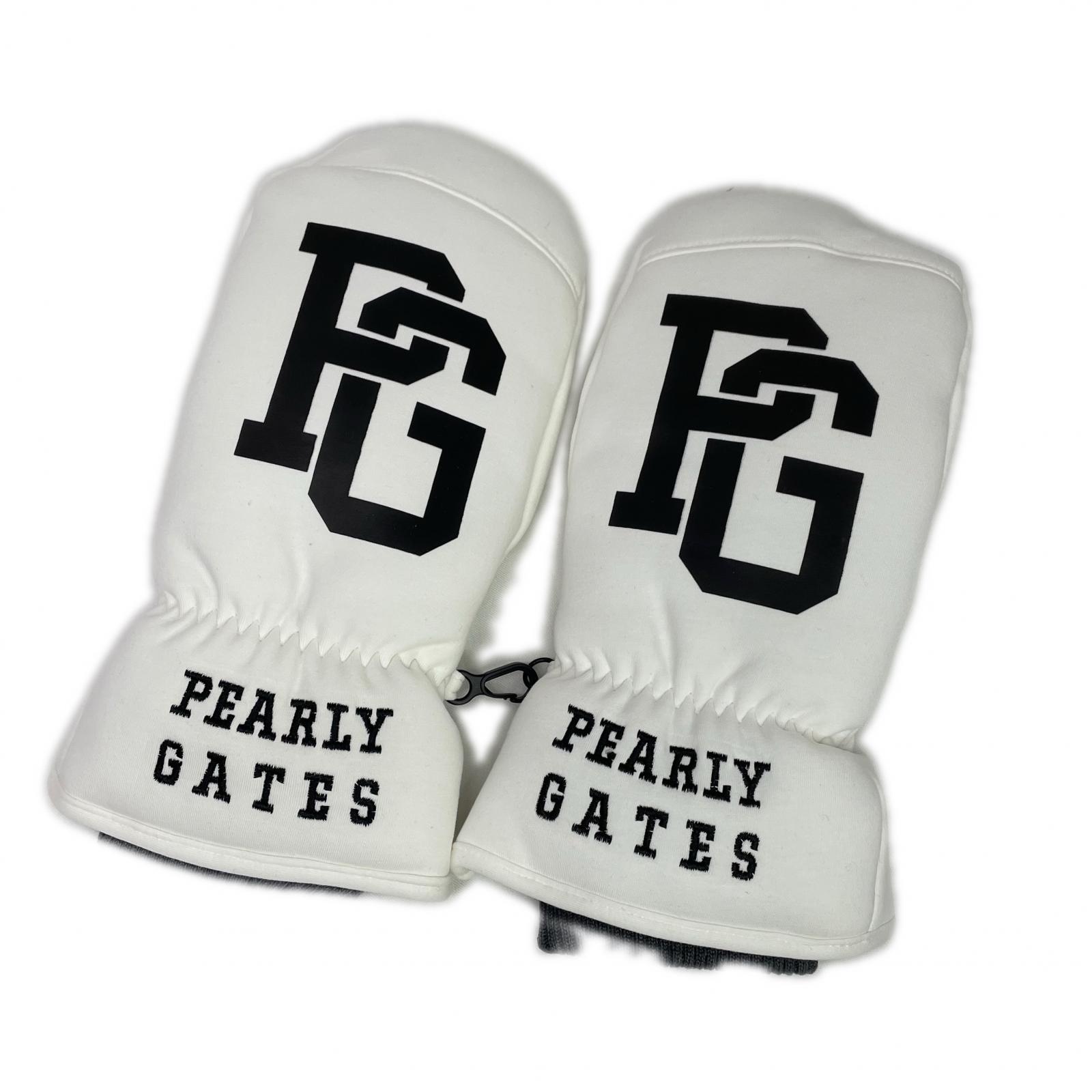 【新品】PEARLY GATES ミトン グローブ ホワイト PEARLY GATES ミトングローブ ホワイト