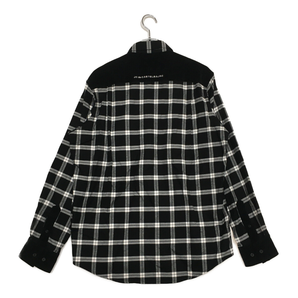 CASTELBAJACスヌーピー ゴルフ メンズ長袖シャツ 黒新品未使用タグ付き 未使用品 メンズ カステルバジャック JC de CASTELBAJAC 長袖シャツ 48