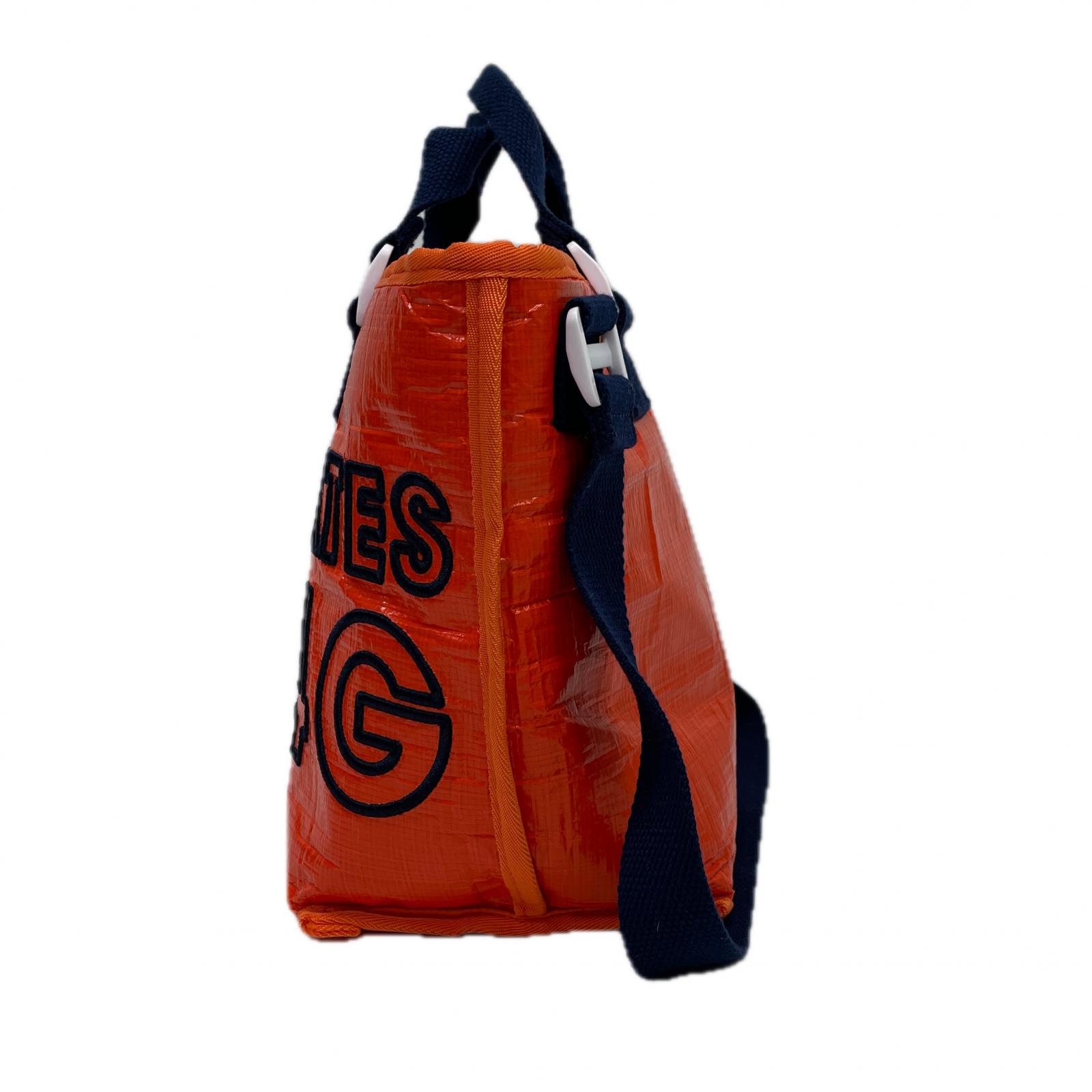 中古 パーリーゲイツ PEARLY GATES カートバッグ オレンジ ラウンド