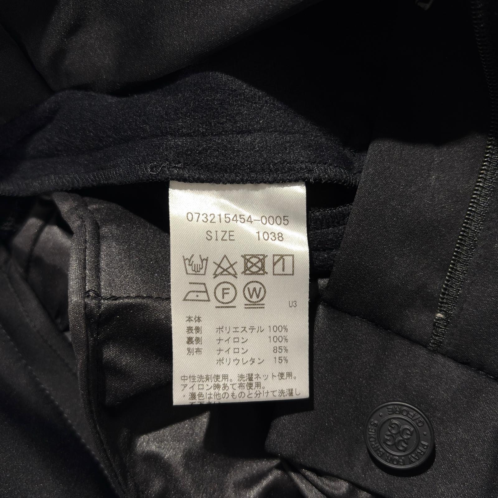 中古 レディース ジーフォア G/FORE パンツ 38(M) 黒 ブラック サイド